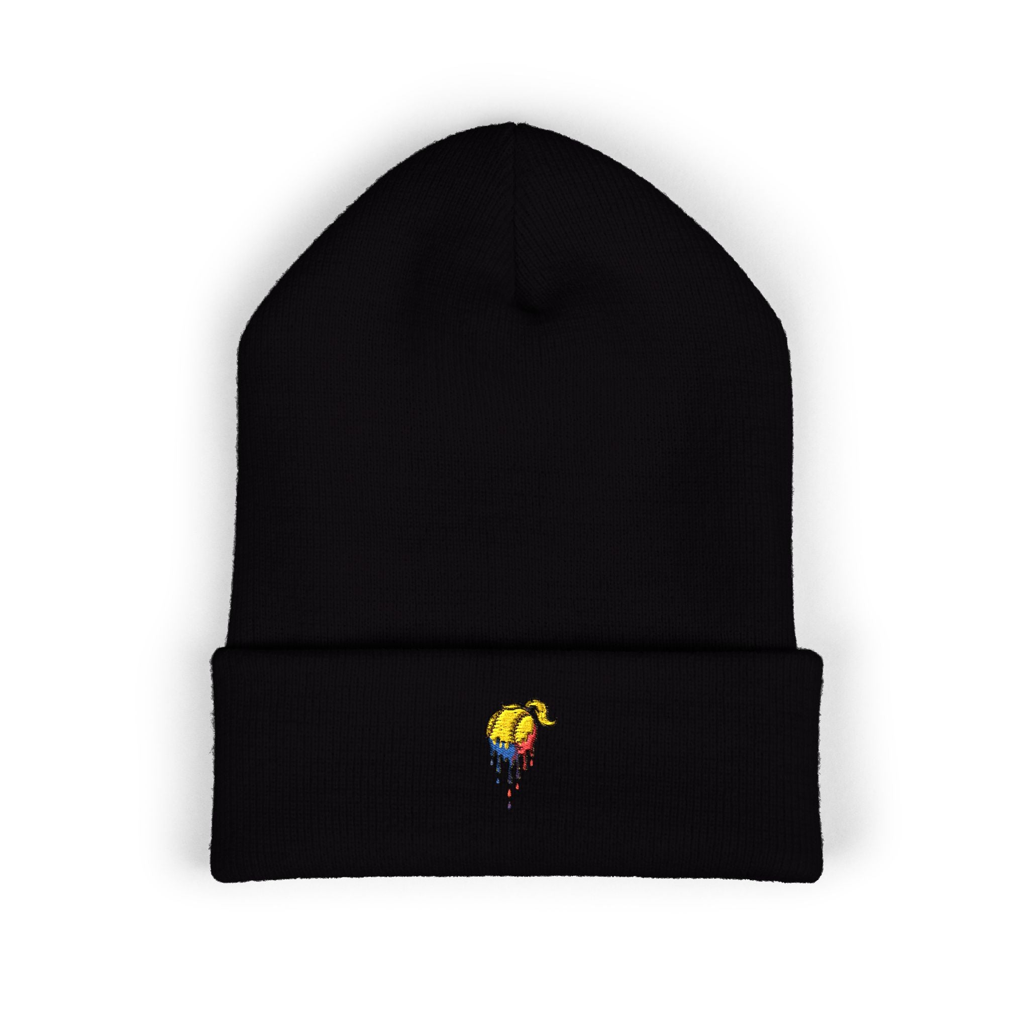 'Drippy' Embroidered Classic Cuffed Beanie - Cozy Winter Accessory for All, Perfect Gift for Birthdays, Holidays, and Outdoor Adventures