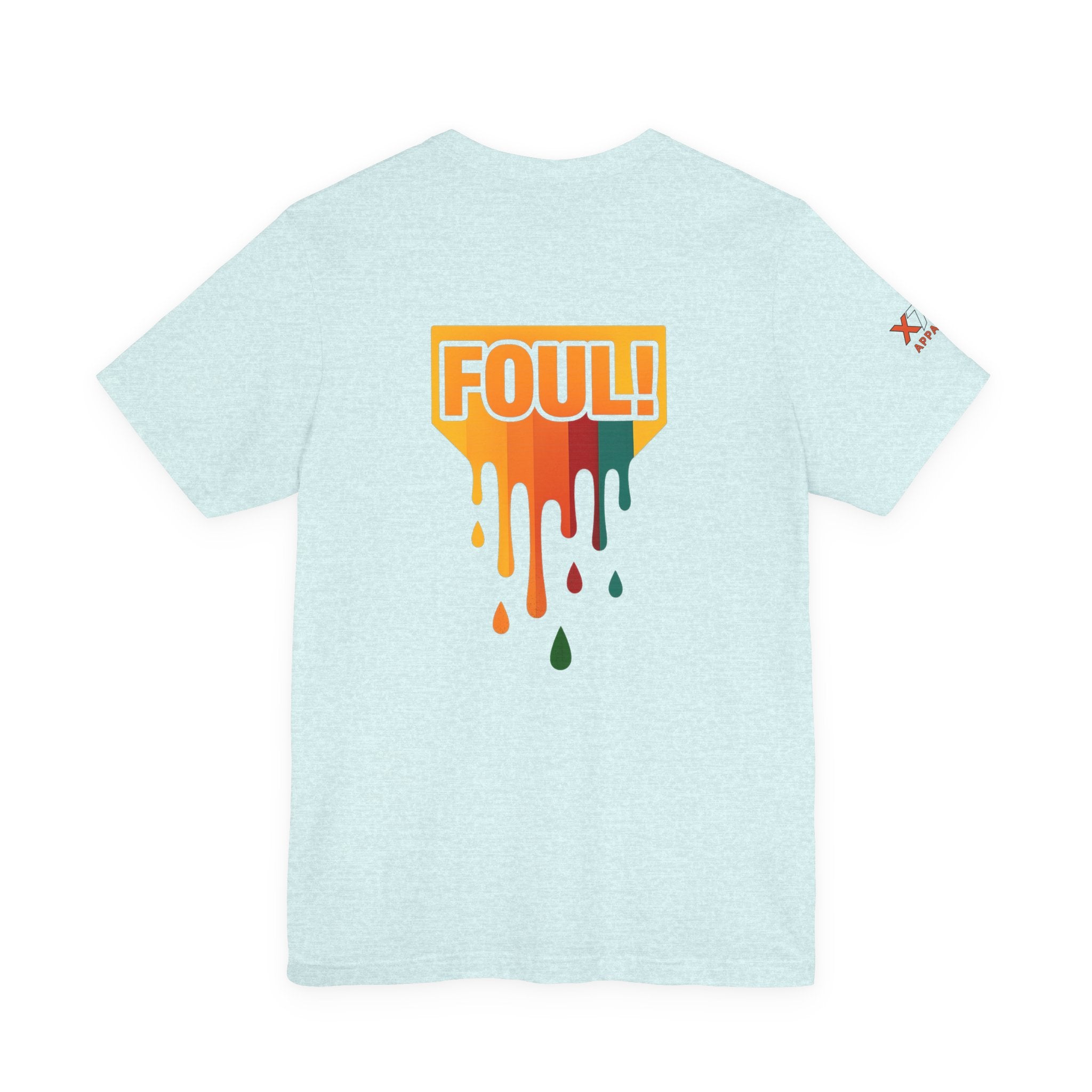 Foul Drippy Graphic Tee, Unisex Short Sleeve Shirt, Casual Streetwear, Perfect for Sports Fans, Gift for Friends