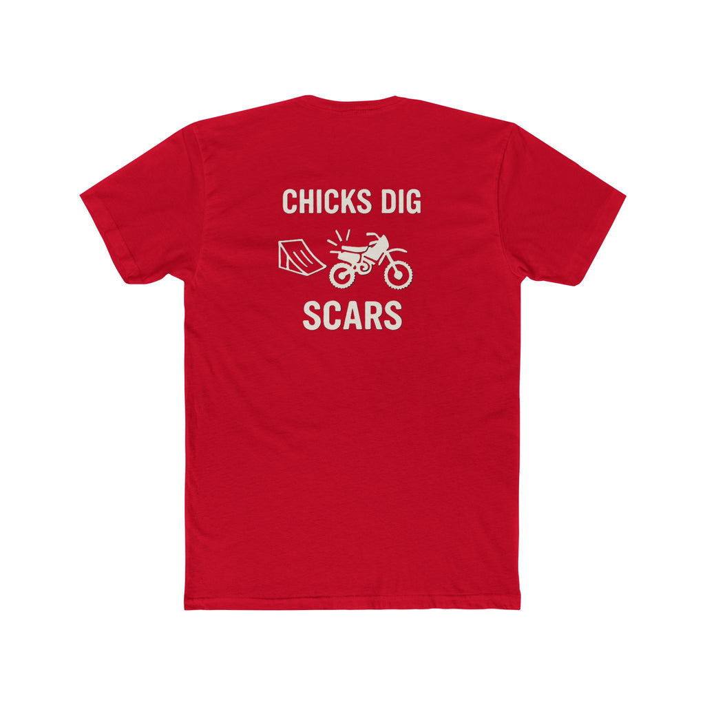'Gen X Chicks Dig Scars Dirt Bike' Unisex Cotton Crew Tee - Fun Motorcycle Graphic Shirt, Casual Gift for Bikers, Adventure Lovers, Unique T-Shirt, [...]