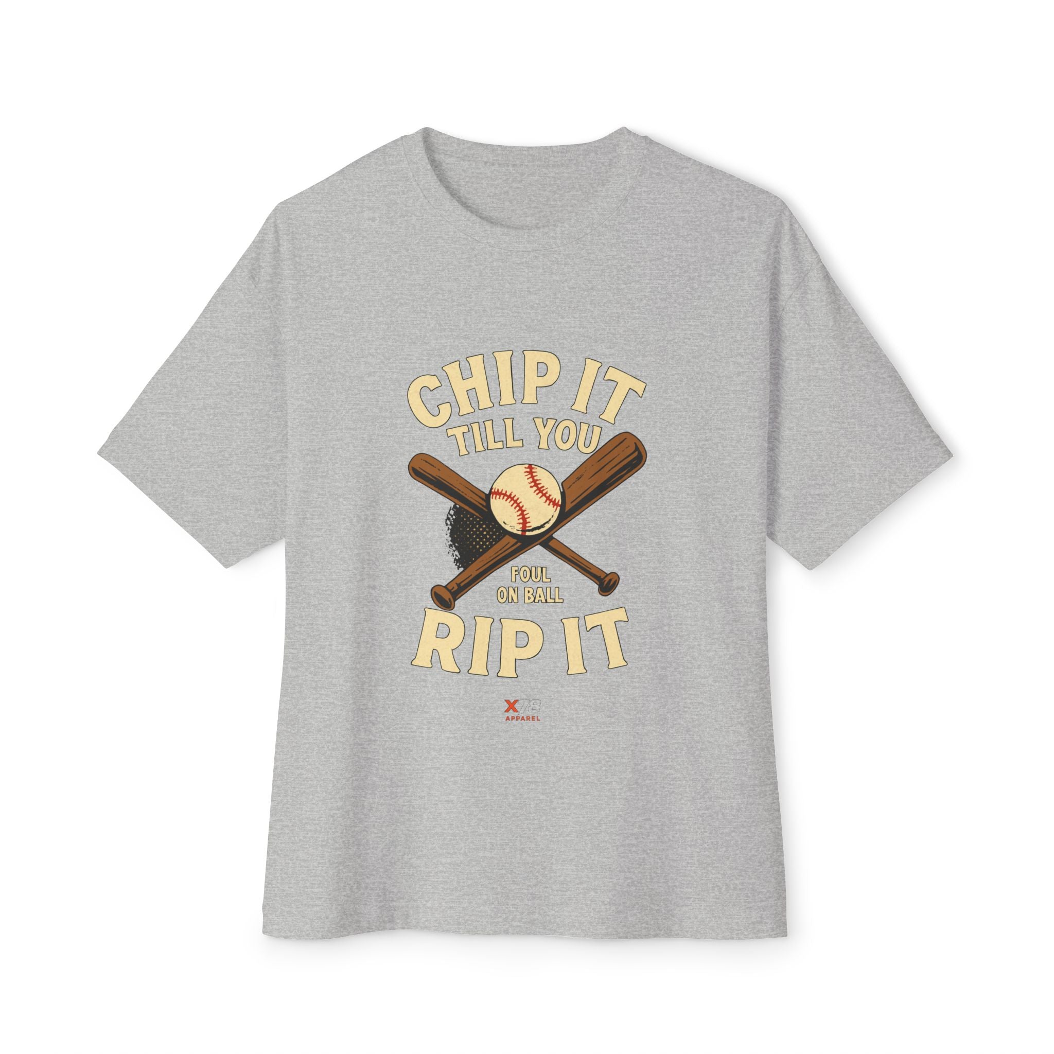 'Chip it till you' Unisex Oversized Boxy Tee