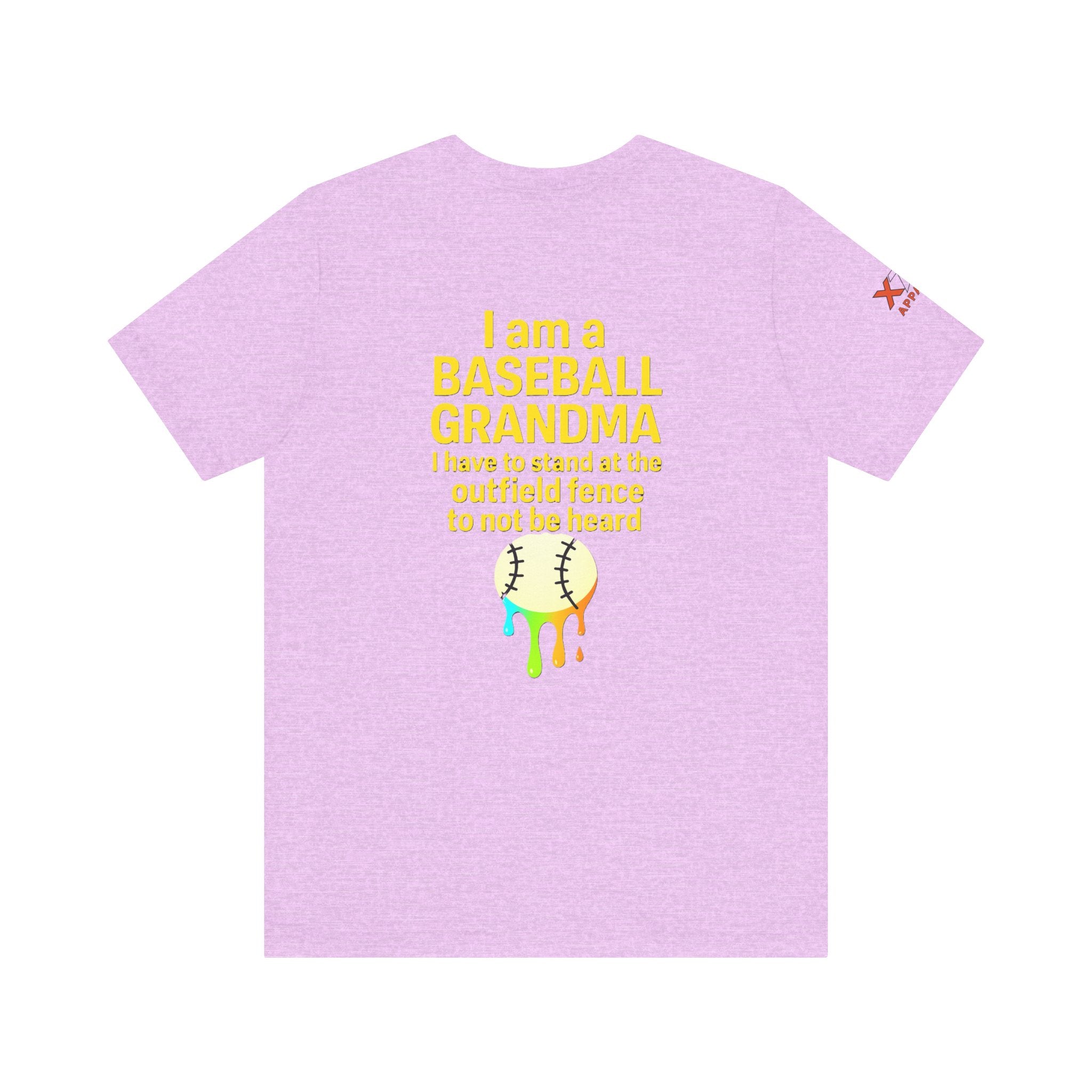 Baseball Grandma Not Heard DrippyTee, Funny Baseball Shirt, Gift for Grandma, Soft Cotton Top, Summer Baseball Outfit