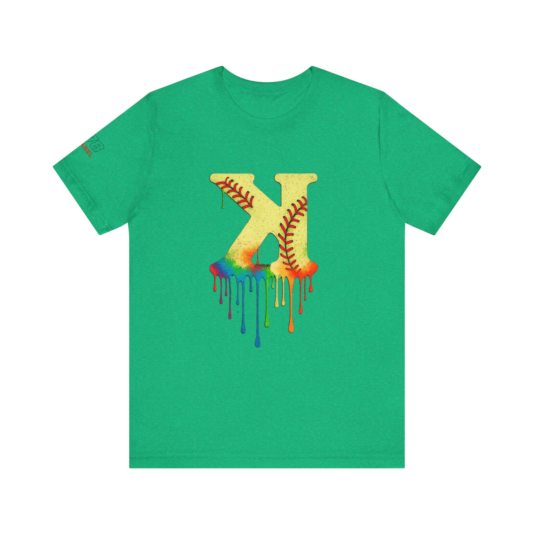 Softball Strikeout Drippy Graphic Tee, Perfect for Sports Fans, Gift for Athletes, Casual Wear, Summer Outfits, Team Spirit Apparel