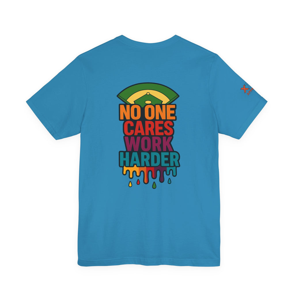 No One Cares Work Harder Drippy Softball Tee | Motivational Short Sleeve Shirt | Unisex Casual Wear | Gift for Hard Workers | Relaxed Fit T-Shirt | [...]