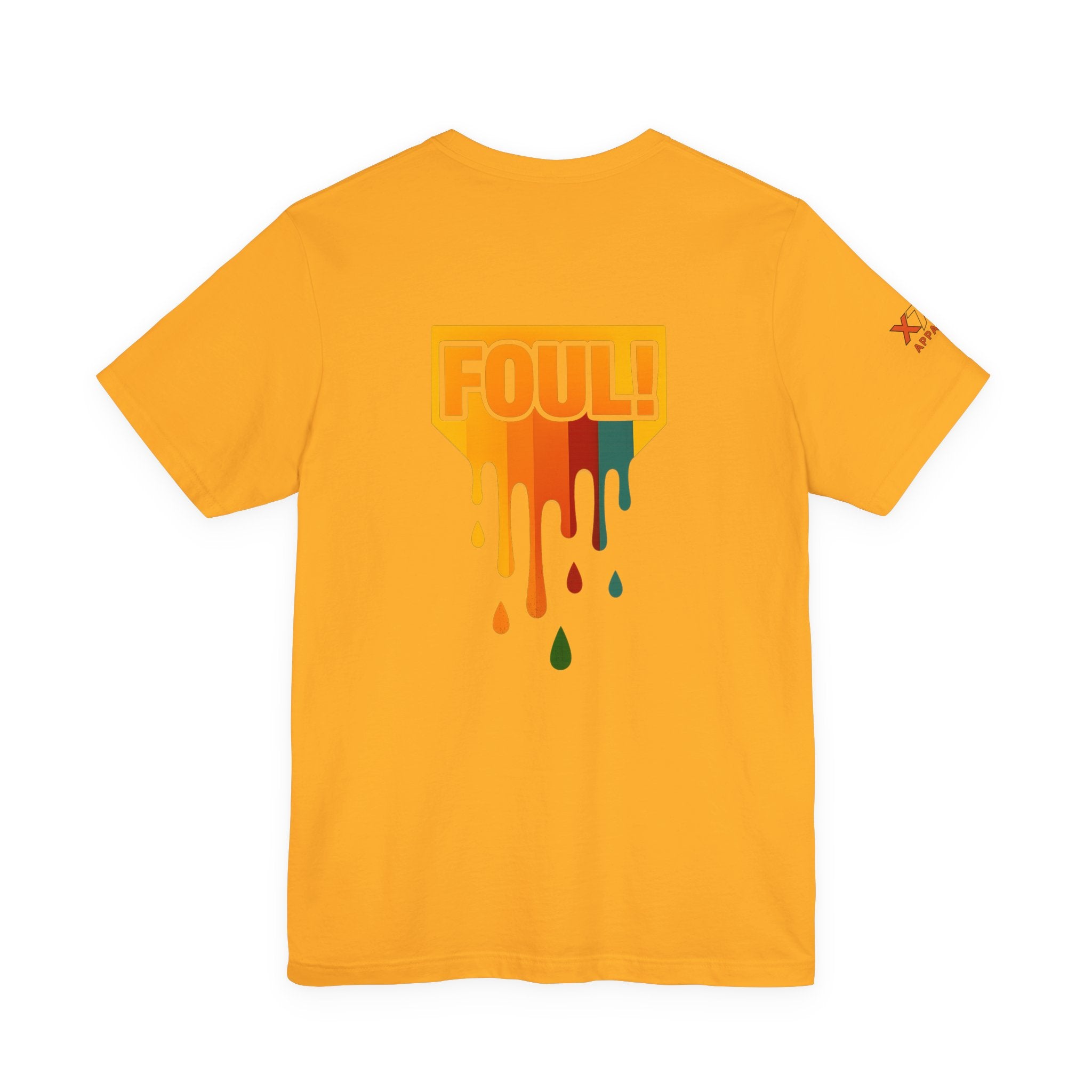 Foul Drippy Graphic Tee, Unisex Short Sleeve Shirt, Casual Streetwear, Perfect for Sports Fans, Gift for Friends