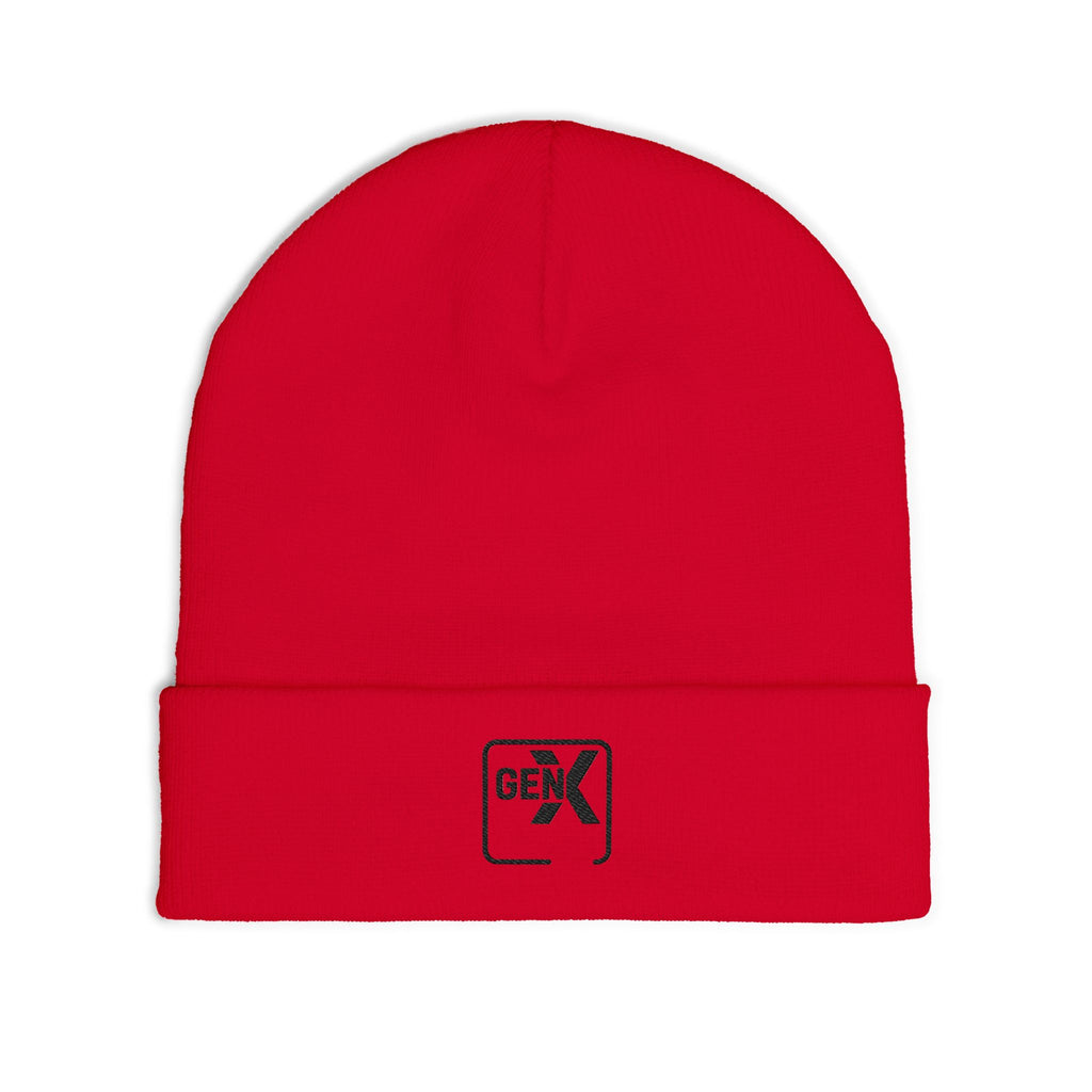 'Gen X' Stylish Gen X Knit Beanie, Cozy Winter Hat, Embroidered Beanie, Unique Gift for Gen X Lovers, Casual Everyday Wear, Trendy Accessory