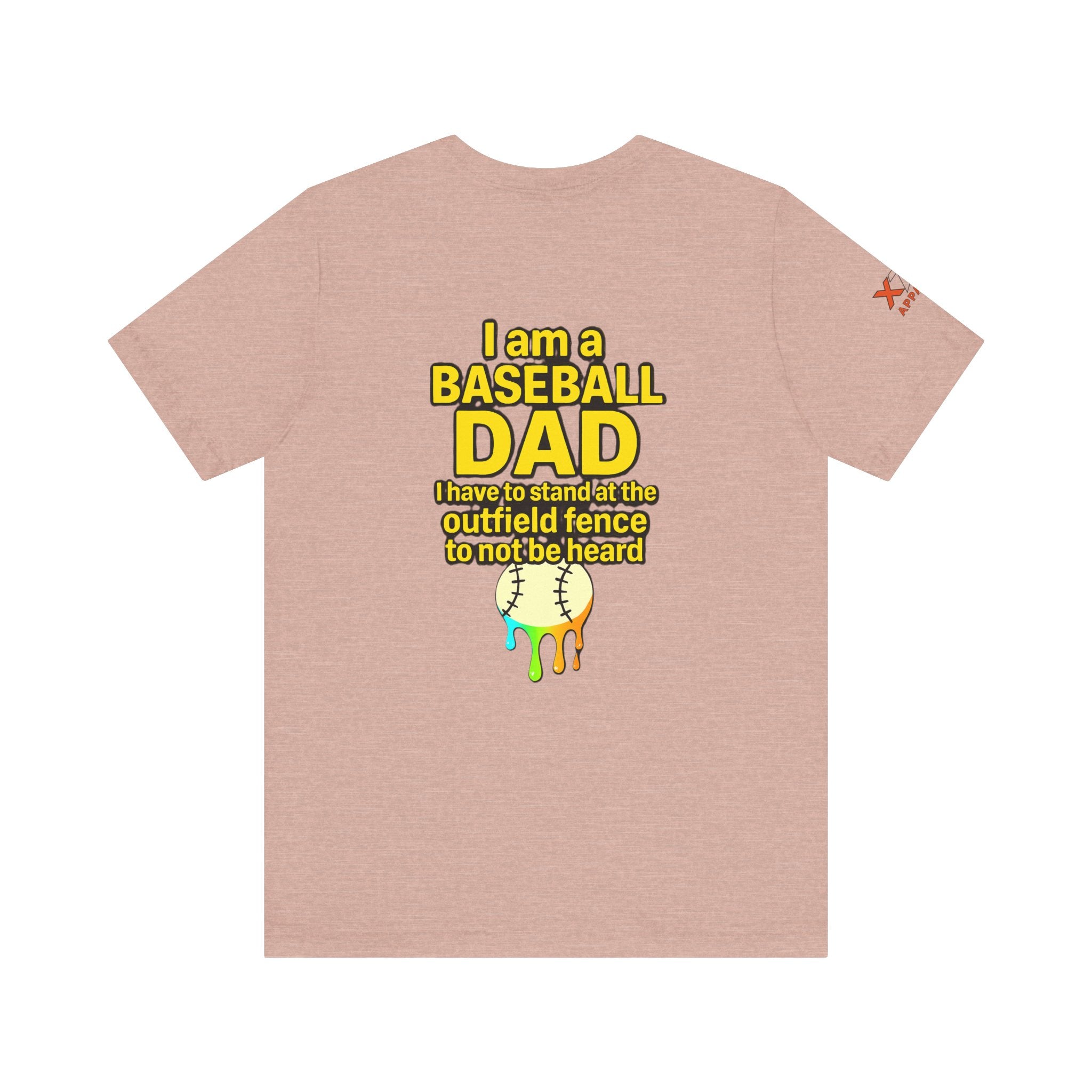 Baseball Dad Not Heard Drippy T-Shirt, Unisex Jersey Tee, Father's Day Gift, Sports Apparel, Outdoor Fun, Parenting Humor Shirt