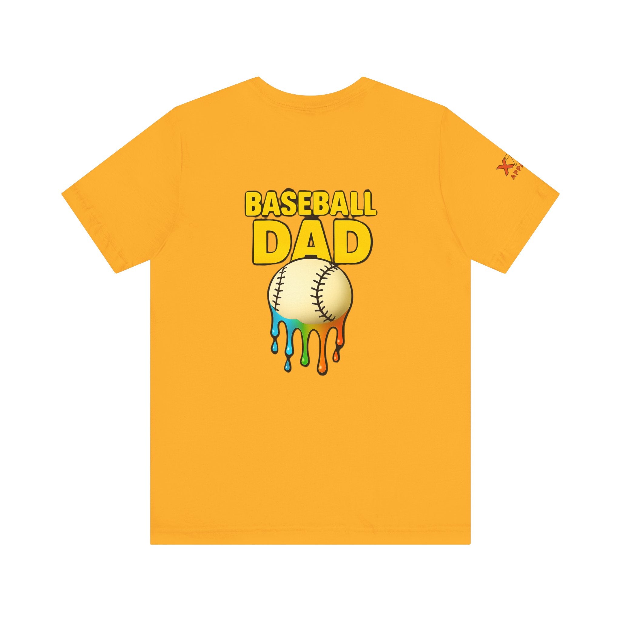Baseball Dad Drippy T-Shirt, Unisex Jersey Tee for Sports Lovers, Father's Day Gift, Casual Wear, Funny Baseball Shirt