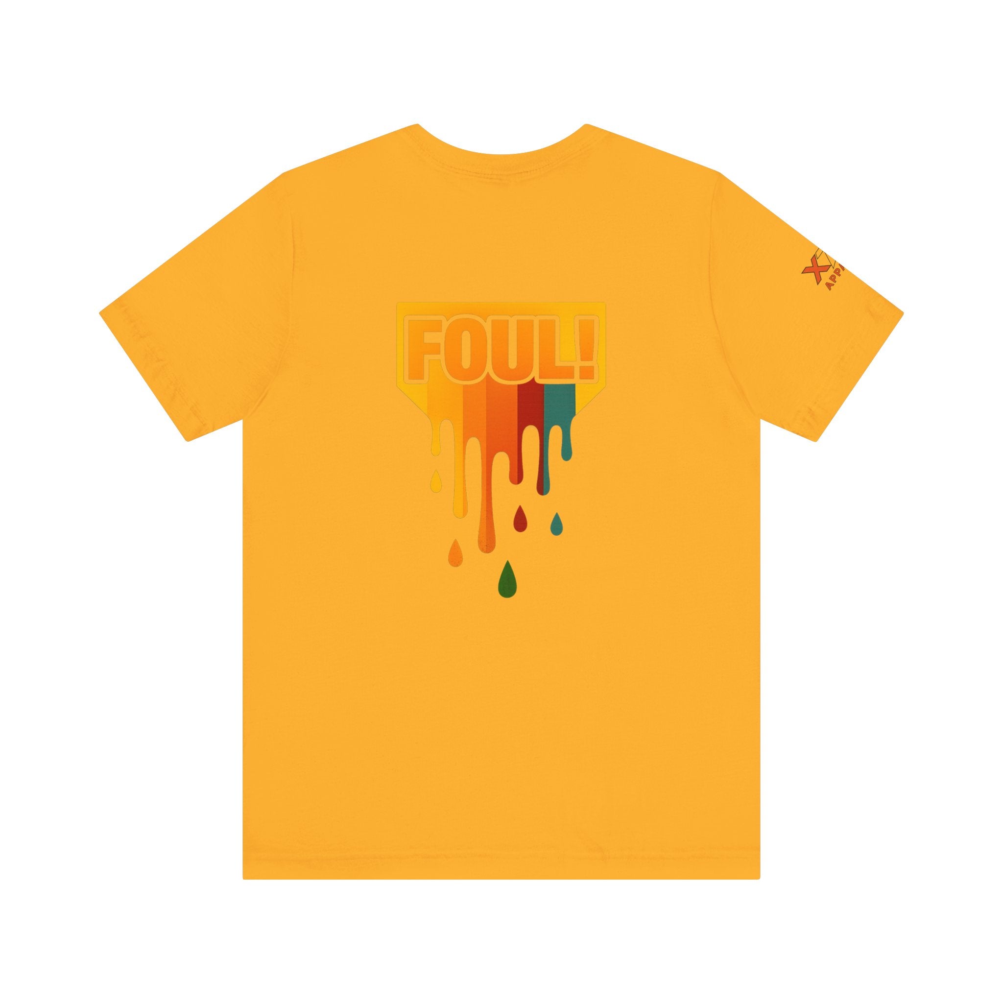 Foul Drippy Graphic Tee, Unisex Short Sleeve Shirt, Casual Streetwear, Perfect for Sports Fans, Gift for Friends