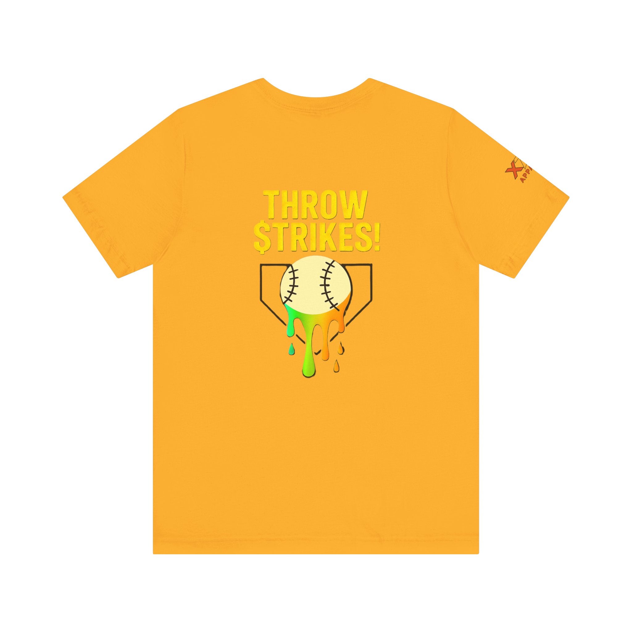 Throw Strikes Unisex Tee - Fun Softball T-Shirt for Sports Lovers, Cute Gift for Players, Team Spirit Wear, Birthday and Game Day