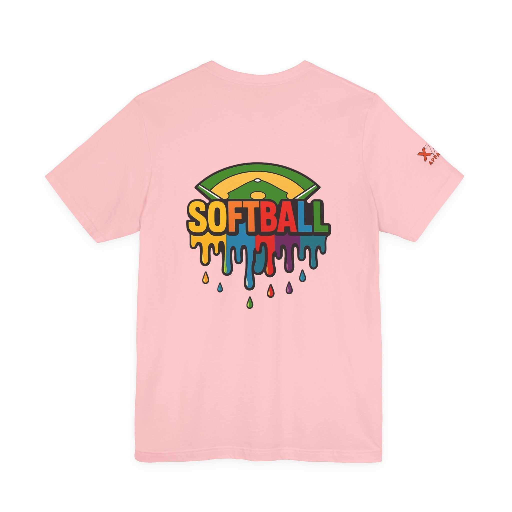 Softball Drippy Tee, Unisex Jersey Shirt, Sports Fan Apparel, Gift for Athletes, Casual Summer Top, Fun Team Spirit T-Shirt