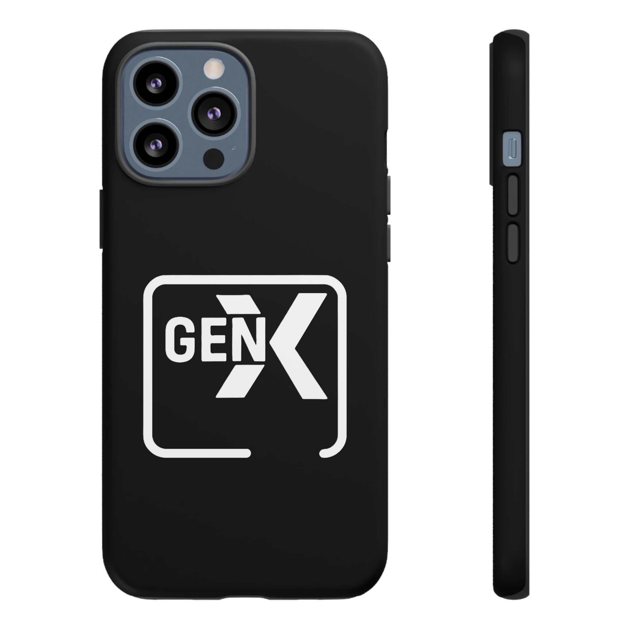 'Gen X' Phone Case, Tough Phone Cover, Retro Aesthetic iPhone Case, Vintage Style Cell Phone Accessories, Gift for Gen X