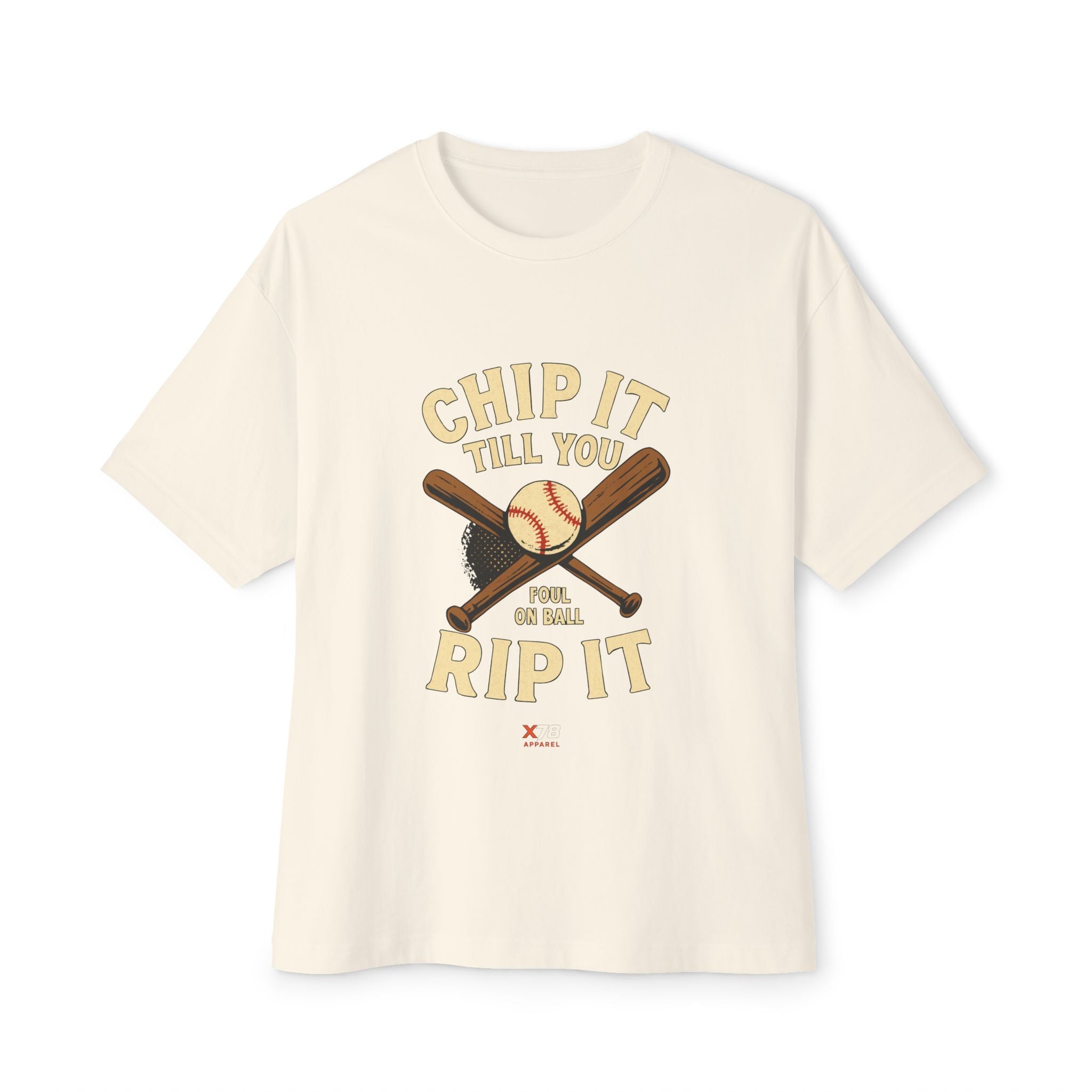 'Chip it till you' Unisex Oversized Boxy Tee