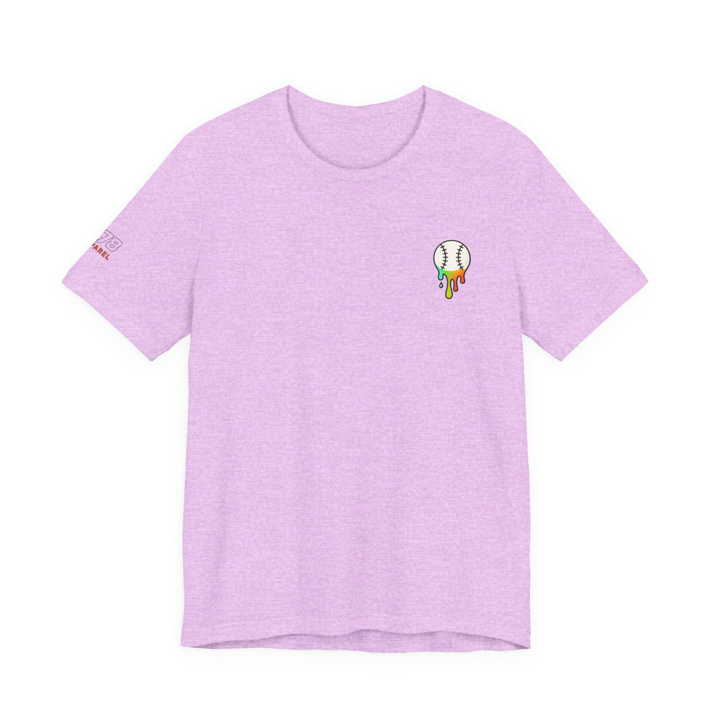 Baseball Grandma Drippy Unisex Tee, Perfect Gift for Baseball Lovers, Sporty T-Shirt for Moms, Fun Summer Wear, Birthday Gift Idea