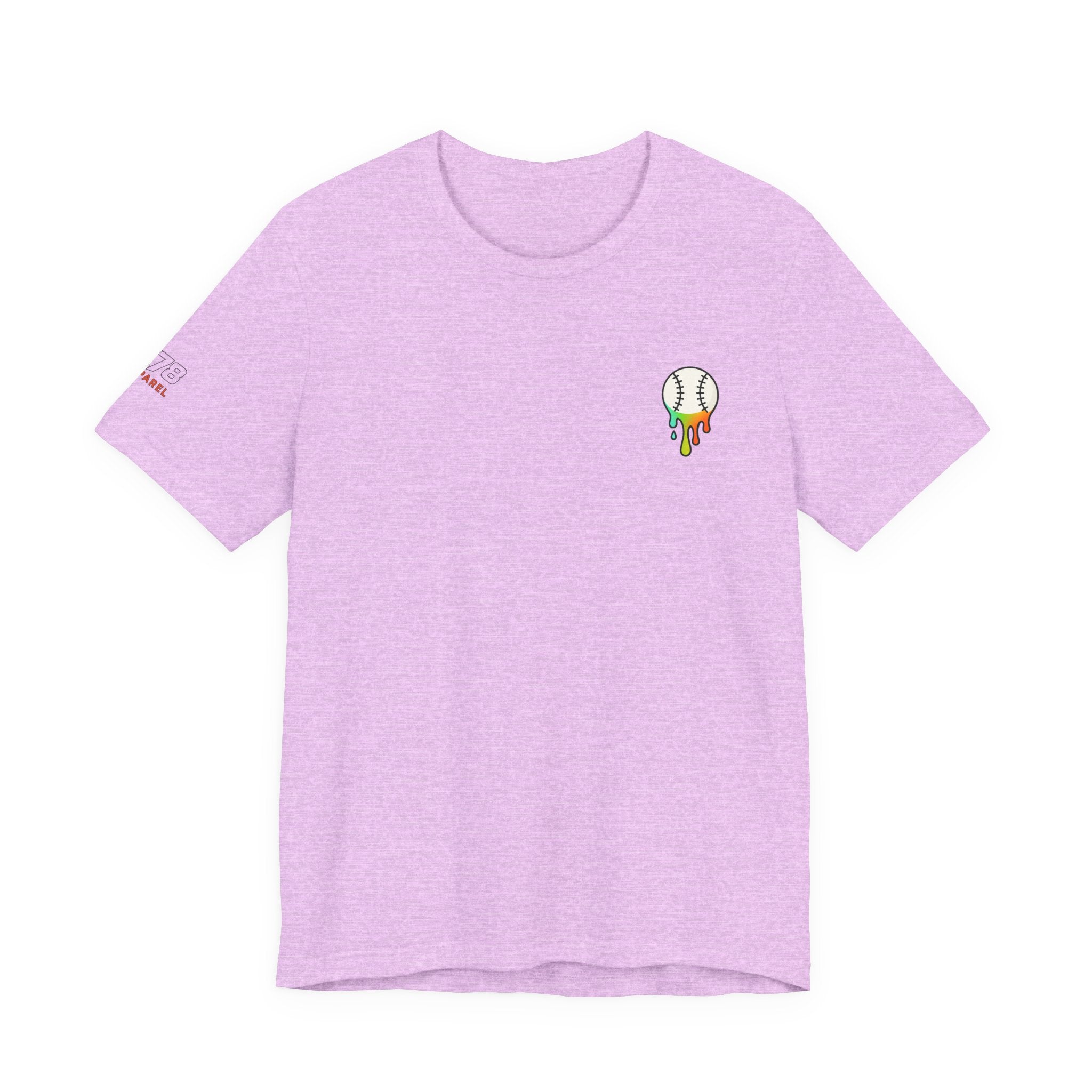 Baseball Grandma Drippy Unisex Tee, Perfect Gift for Baseball Lovers, Sporty T-Shirt for Moms, Fun Summer Wear, Birthday Gift Idea