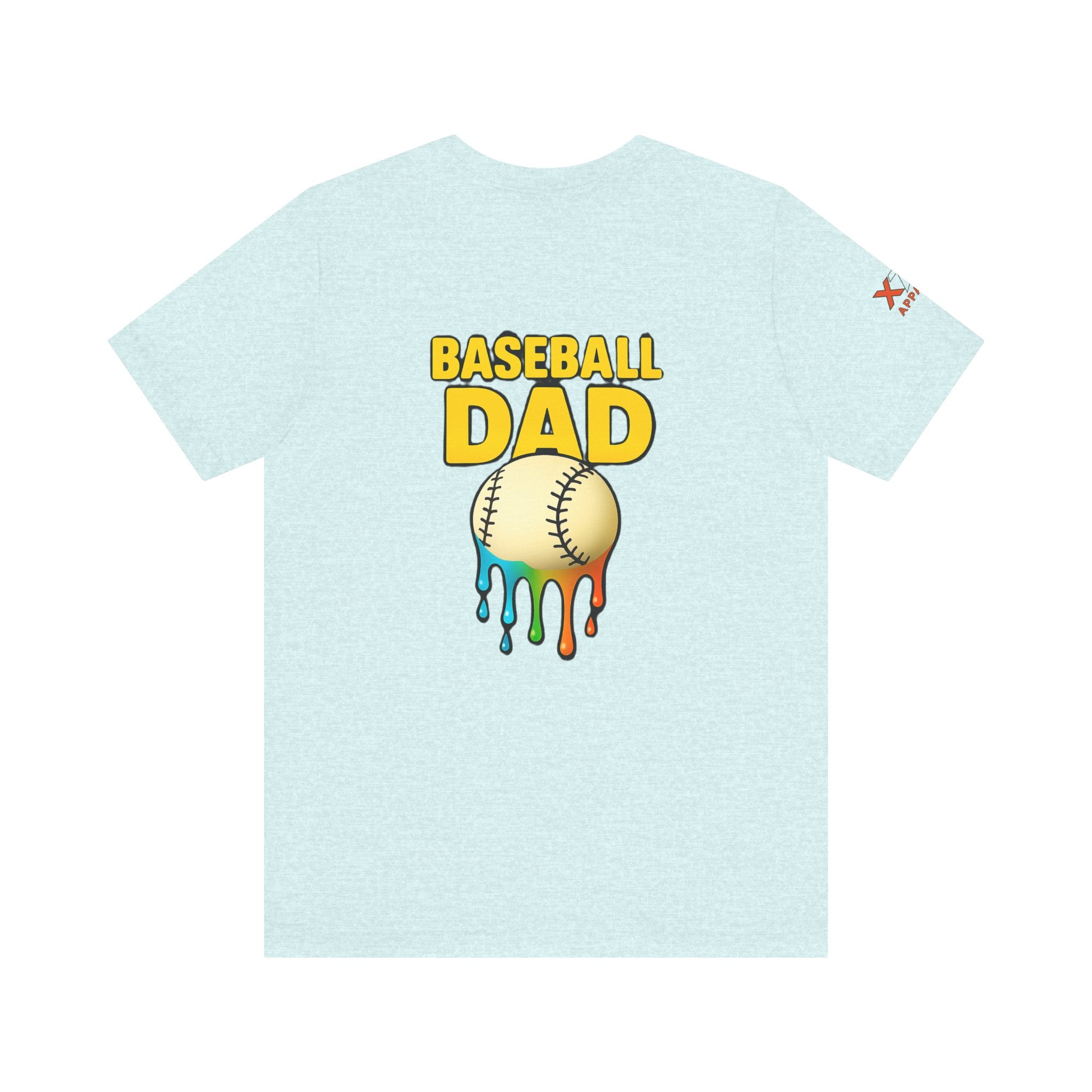 Baseball Dad Drippy T-Shirt, Unisex Jersey Tee for Sports Lovers, Father's Day Gift, Casual Wear, Funny Baseball Shirt