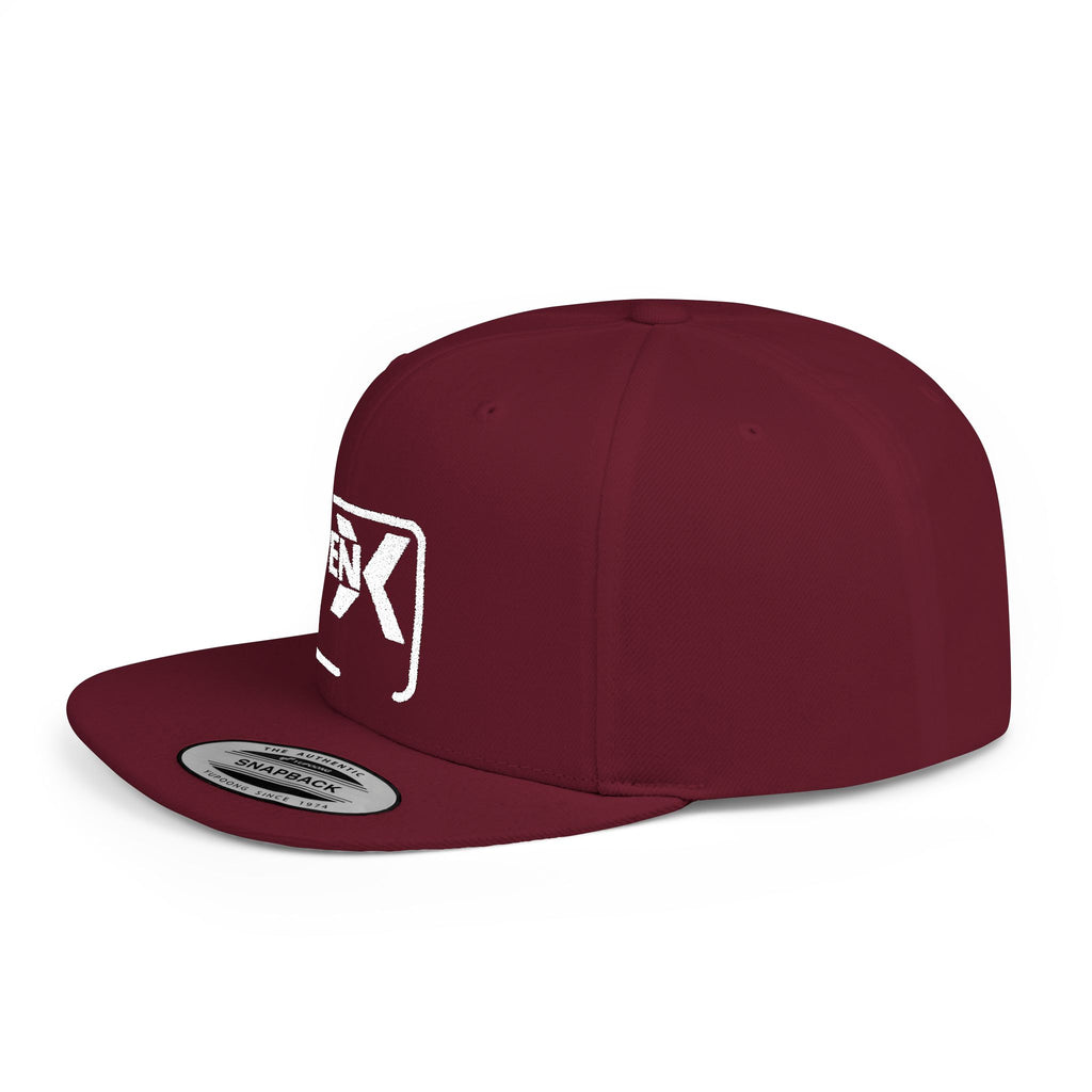 'Gen X' Stylish Flat Bill Snapback Cap | Trendy Streetwear Hat for Everyday Use, Gifts, Fashion Accessory, Casual Summer Style