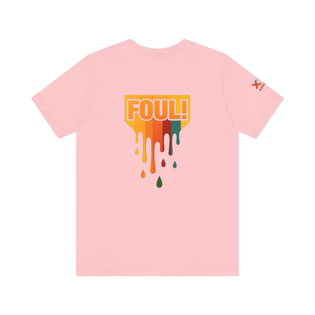 Foul Drippy Graphic Tee, Unisex Short Sleeve Shirt, Casual Streetwear, Perfect for Sports Fans, Gift for Friends