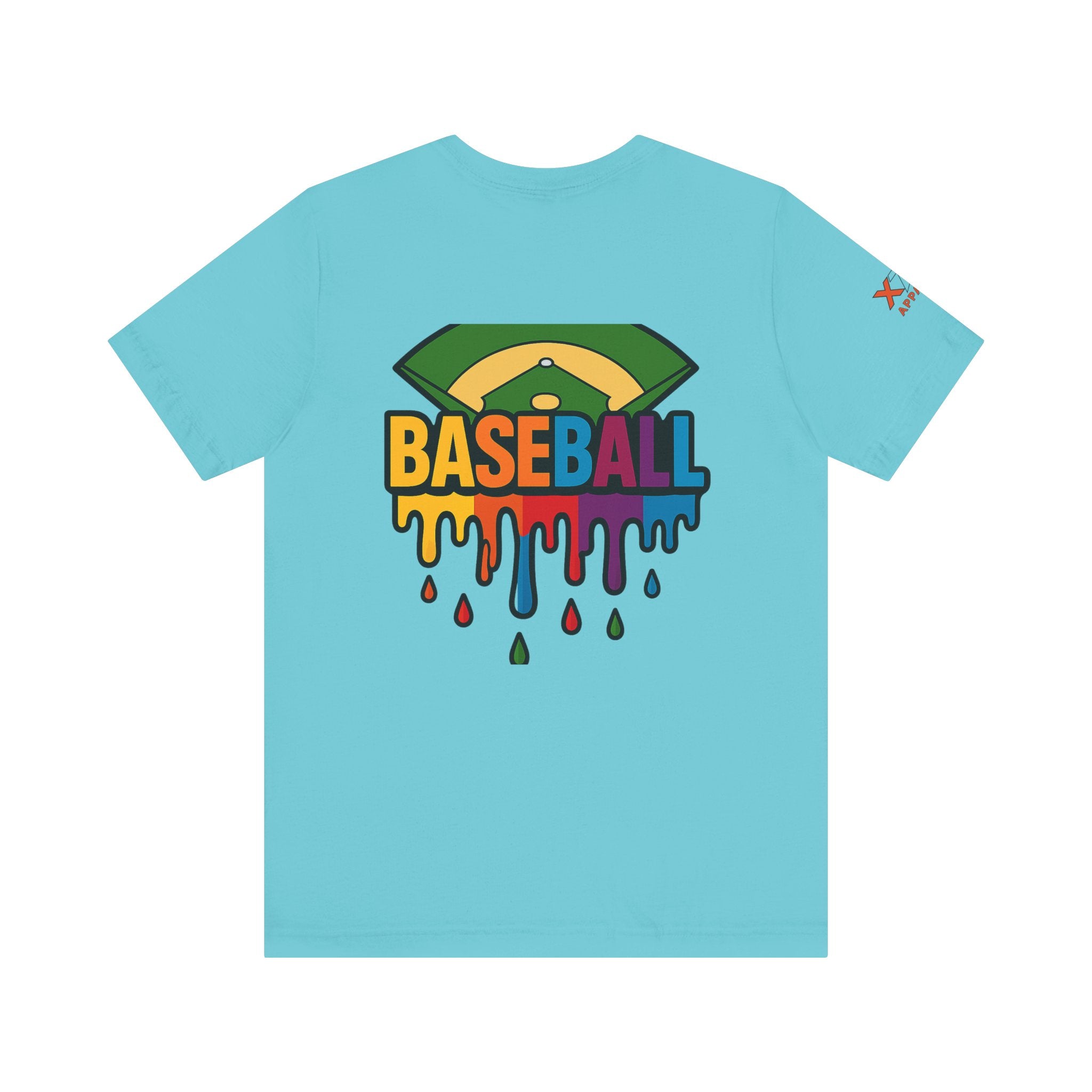 Baseball Drippy Unisex Jersey Short Sleeve Tee