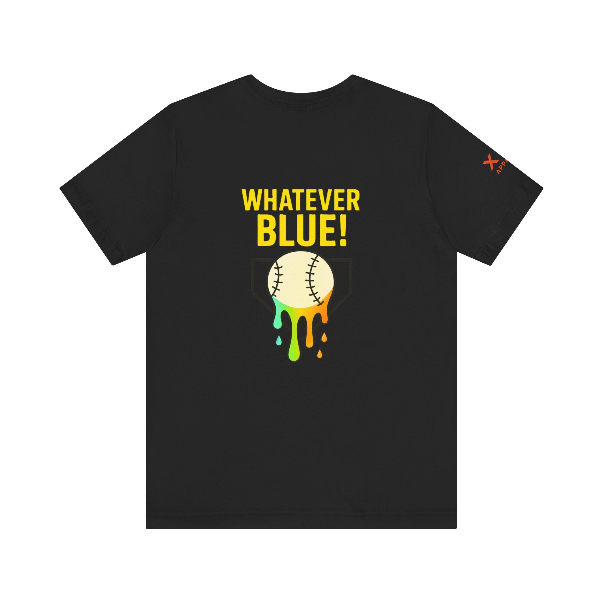 Whatever Blue Drippy Cool Sports Graphic Tee for Casual Wear, Perfect for Gamers and Event Attendees, Ideal Gift for Birthdays, Casual Outings