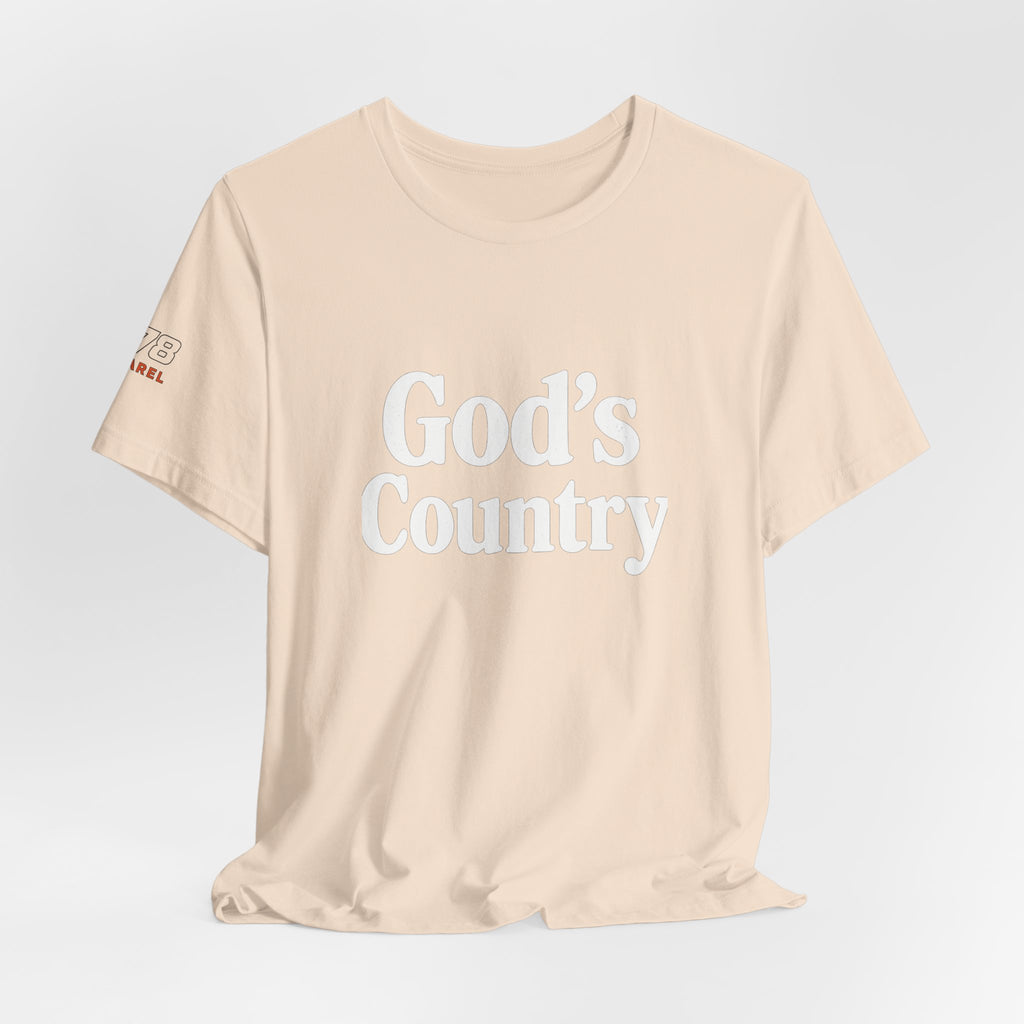 God's Country Tee, Casual Wear, Outdoor Activities, Faith-Based Apparel, Gift for Believers, Summer Wardrobe
