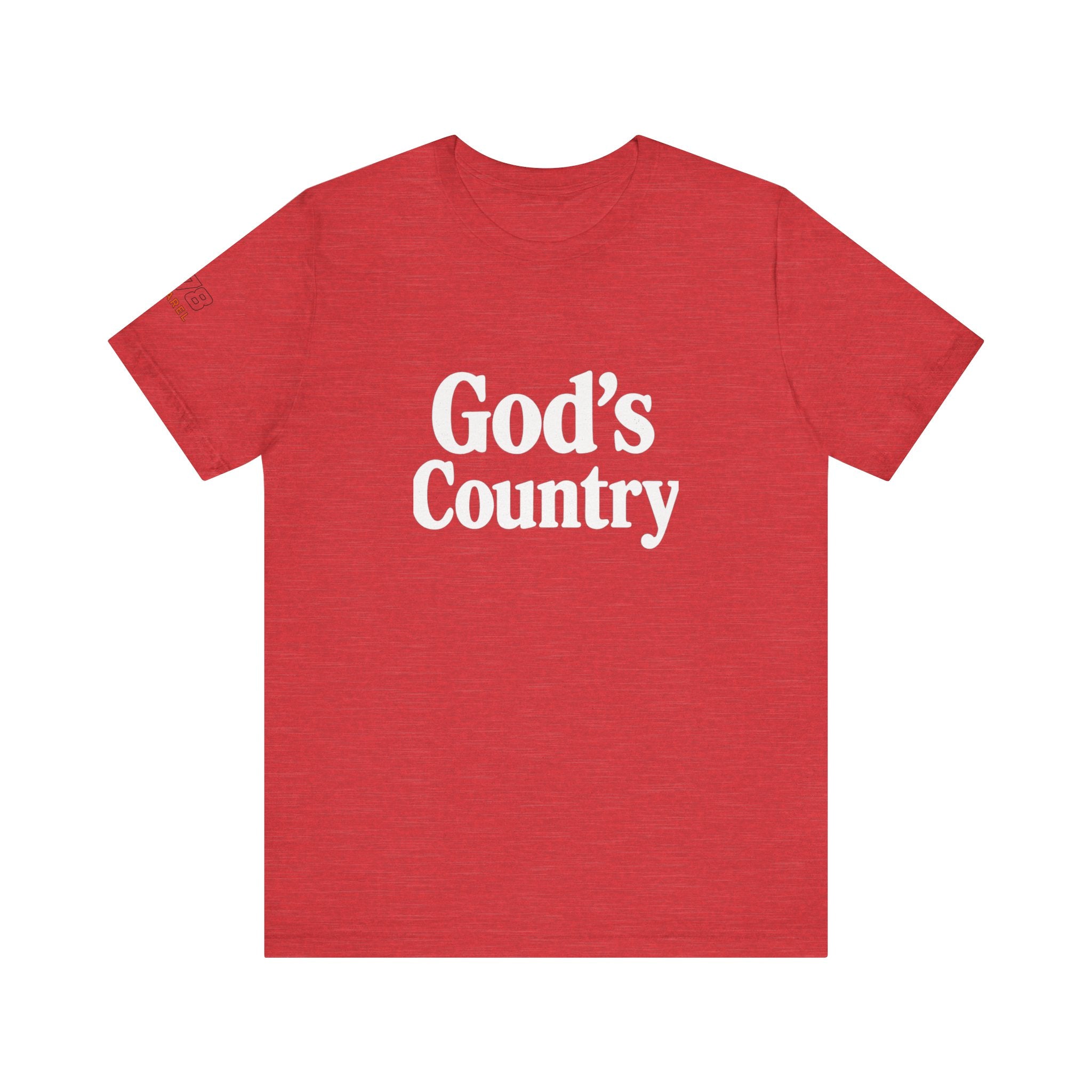 God's Country Tee, Casual Wear, Outdoor Activities, Faith-Based Apparel, Gift for Believers, Summer Wardrobe