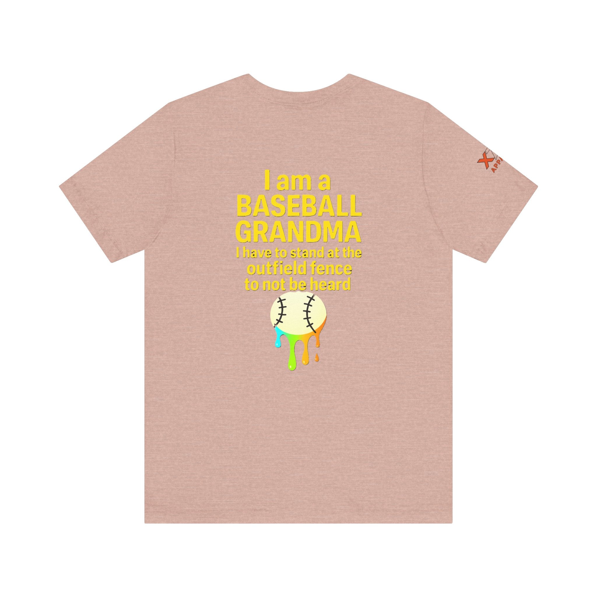 Baseball Grandma Not Heard DrippyTee, Funny Baseball Shirt, Gift for Grandma, Soft Cotton Top, Summer Baseball Outfit