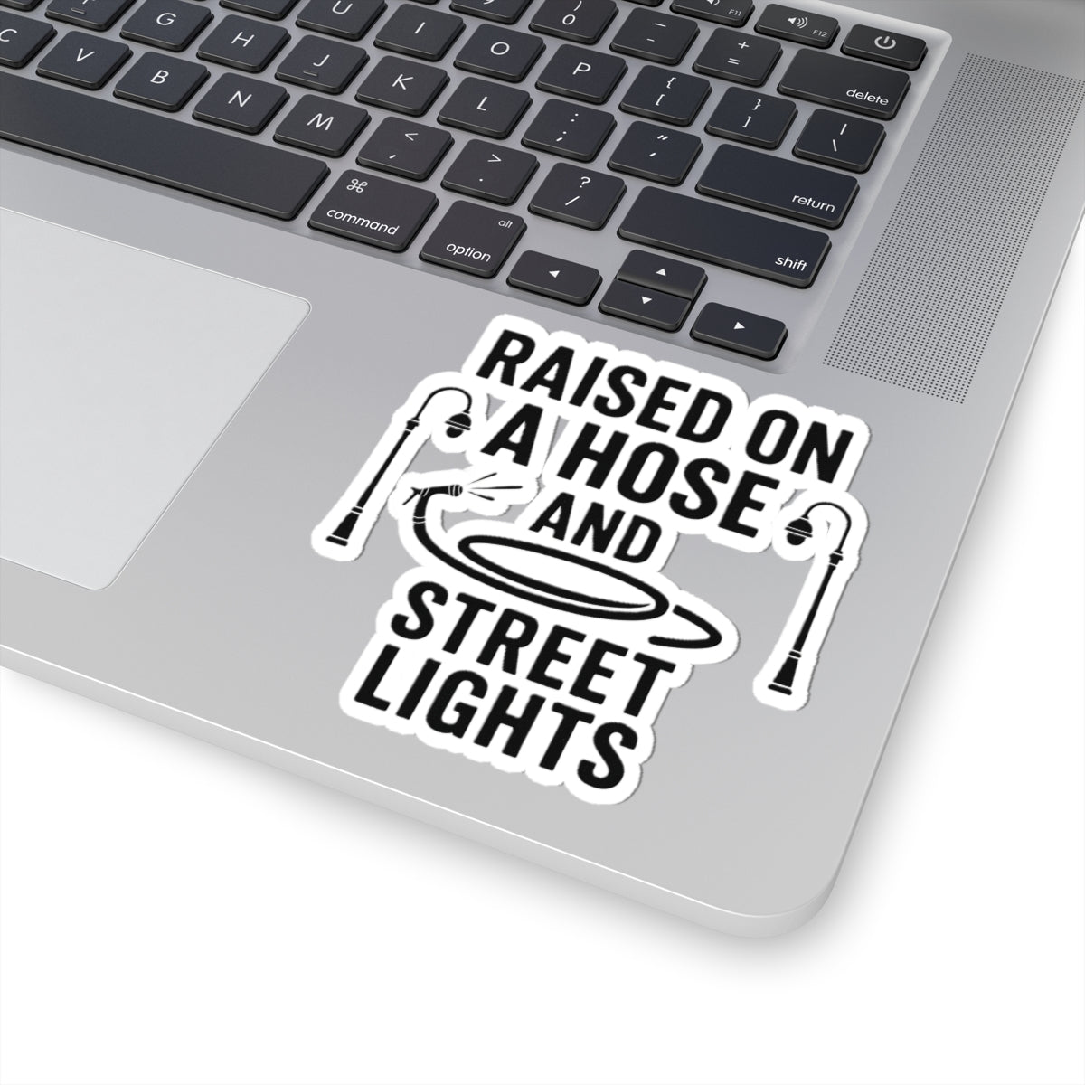 Raised on a Hose and Street Lights Sticker