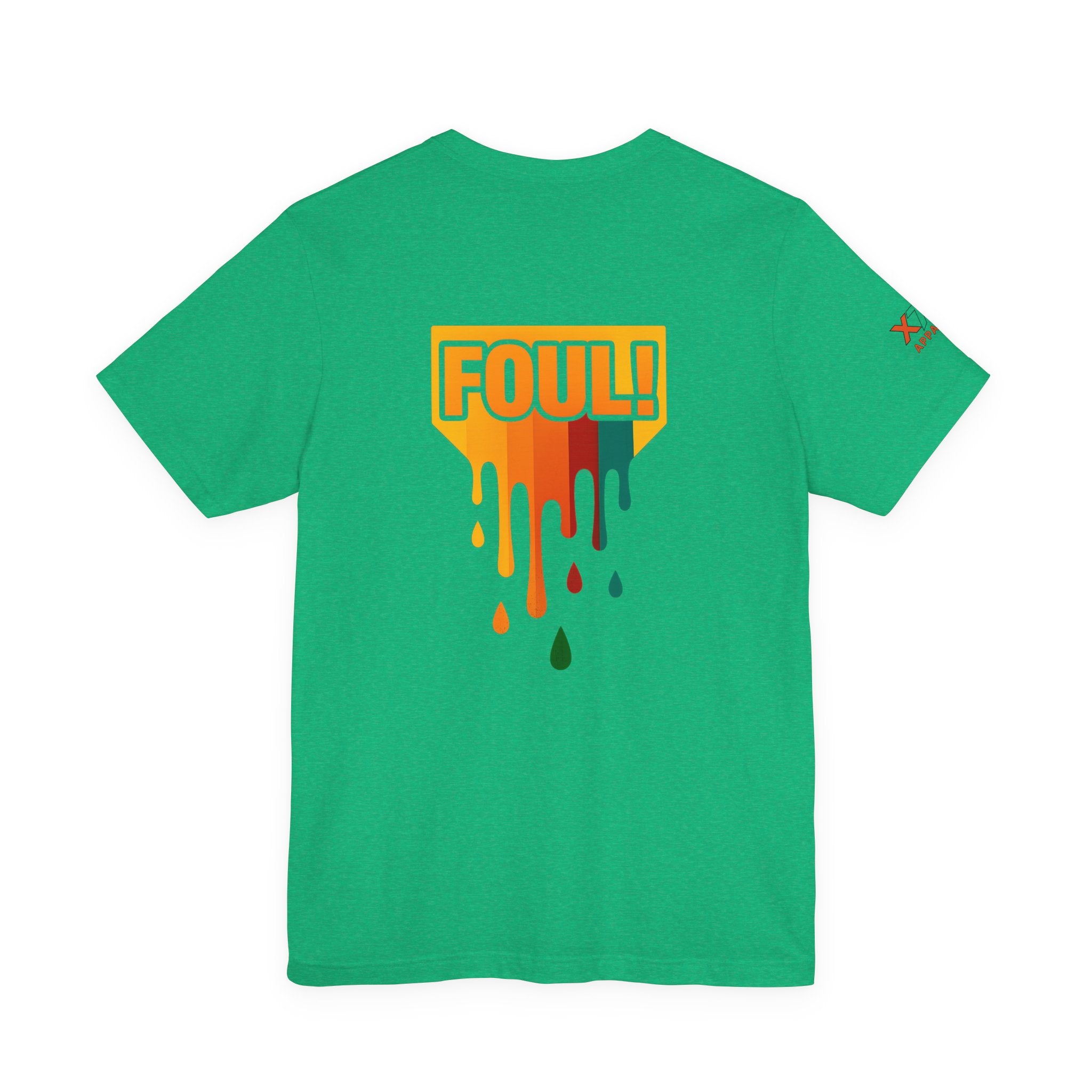 Foul Drippy Graphic Tee, Unisex Short Sleeve Shirt, Casual Streetwear, Perfect for Sports Fans, Gift for Friends