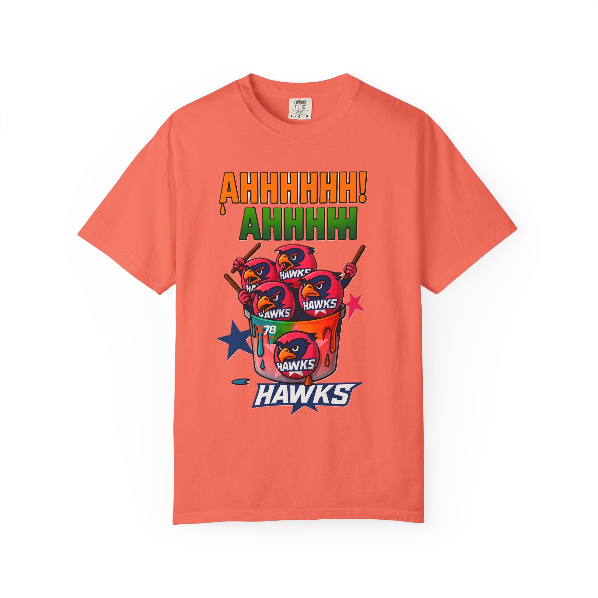 'AHHHHH' Fun Graphic T-Shirt for Fans, Casual Wear, Unisex Shirt, Perfect Gift for Sports Lovers, Vintage Style Tee