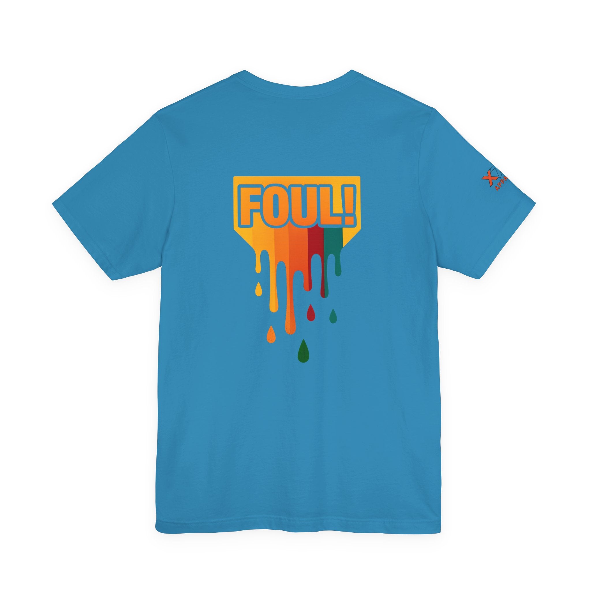 Foul Drippy Graphic Tee, Unisex Short Sleeve Shirt, Casual Streetwear, Perfect for Sports Fans, Gift for Friends