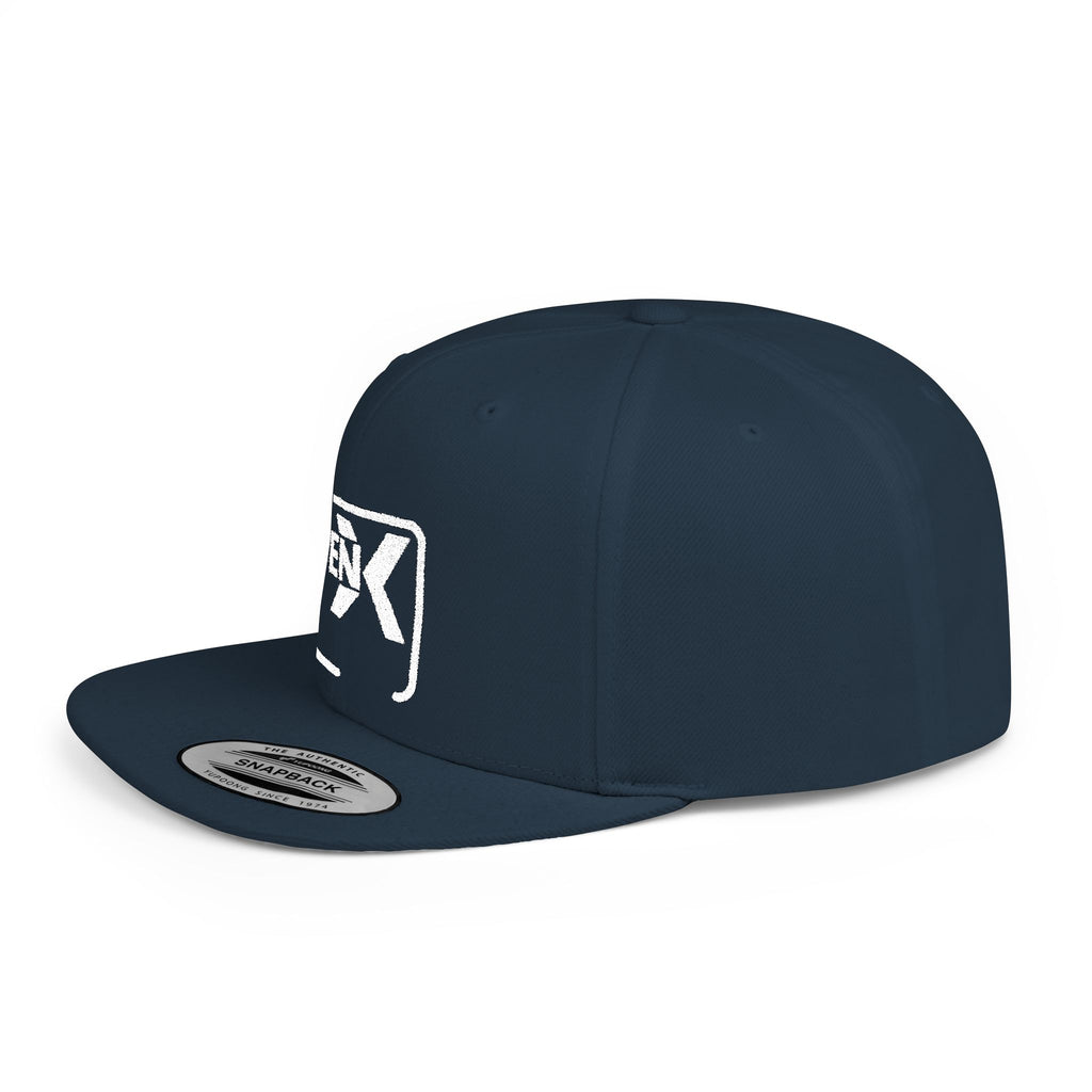 'Gen X' Stylish Flat Bill Snapback Cap | Trendy Streetwear Hat for Everyday Use, Gifts, Fashion Accessory, Casual Summer Style