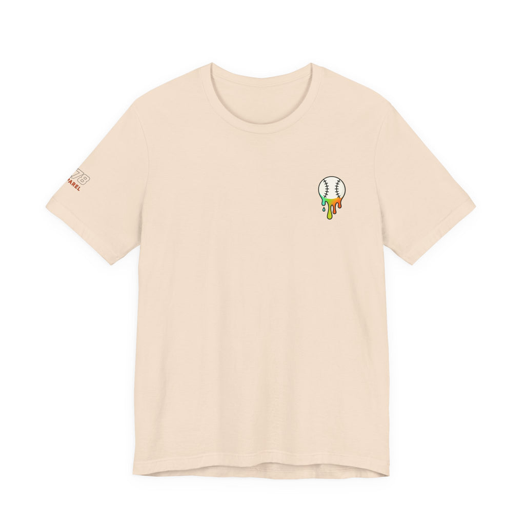 Baseball Grandma Drippy Unisex Tee, Perfect Gift for Baseball Lovers, Sporty T-Shirt for Moms, Fun Summer Wear, Birthday Gift Idea