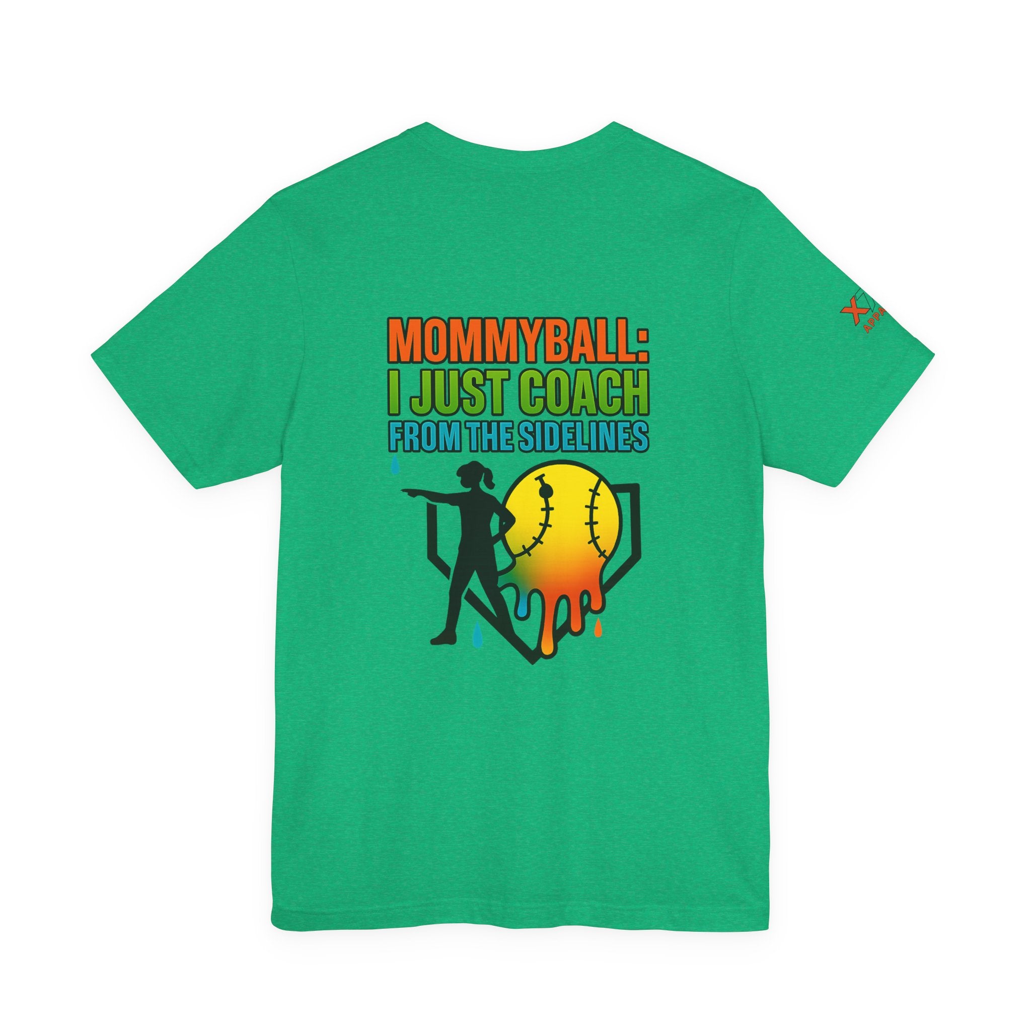Mommyball Drippy Coach Tee - Unisex Jersey Short Sleeve T-Shirt, Softball Mom Gift, Sporty Graphic Tee, Coaching Shirt, Fun Sports Apparel