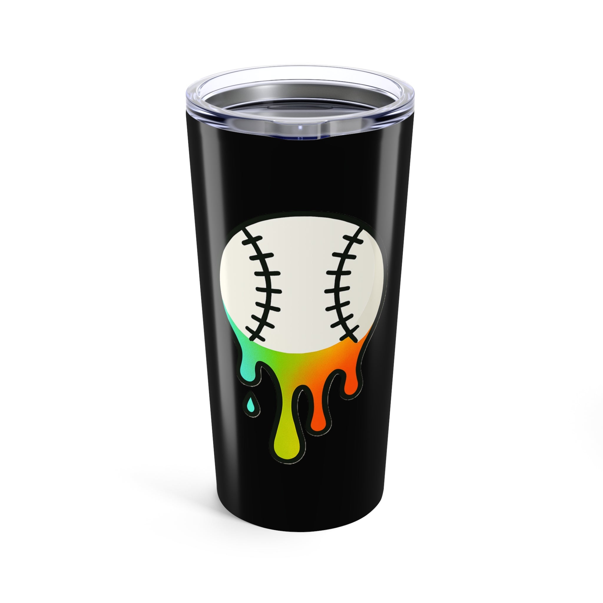 Baseball Drippy Tumbler, 20oz Insulated Mug, Perfect for Sports Lovers, Gifts for Coaches, Team Celebrations, Outdoor Adventures
