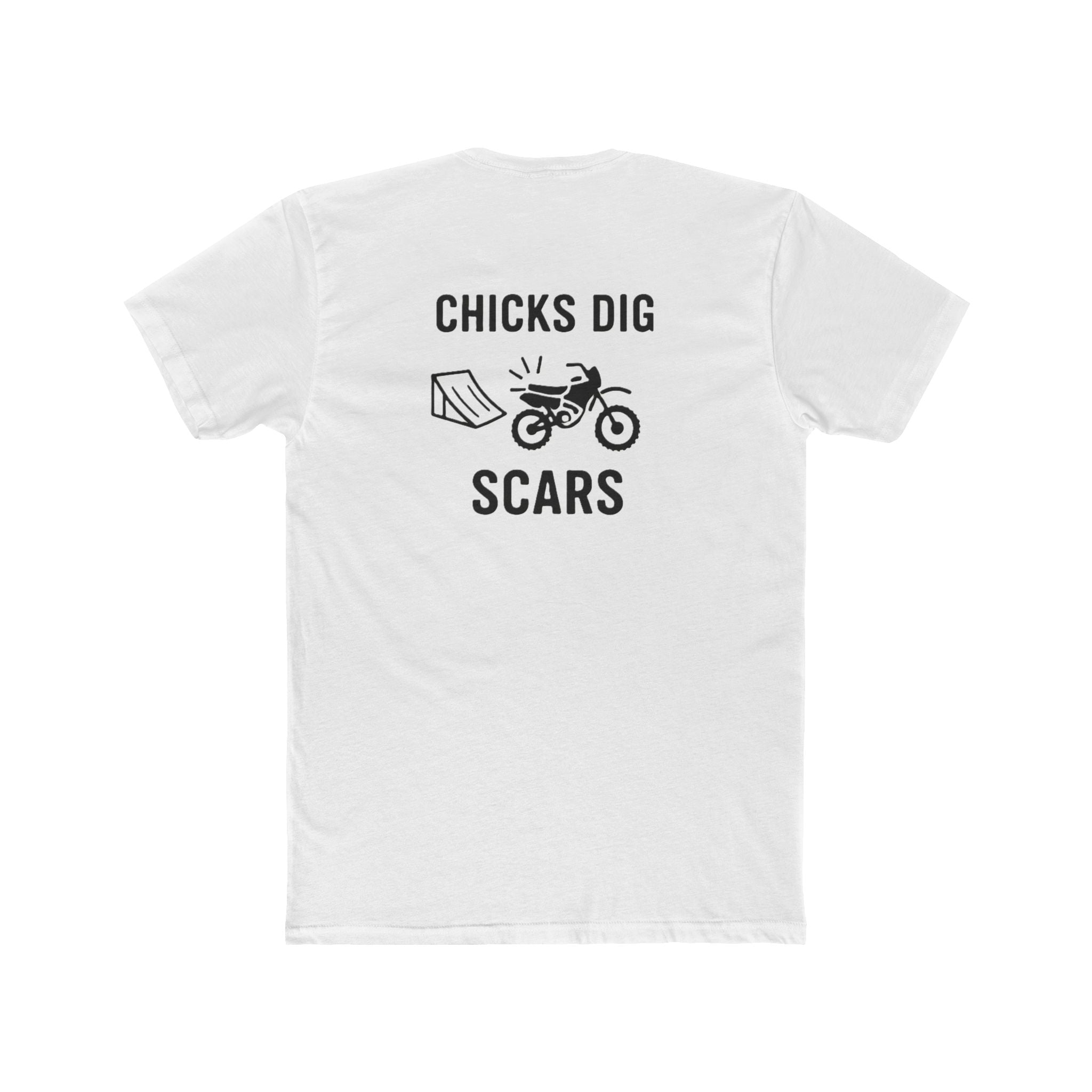'Gen X Chicks Dig Scars Dirt Bike' Unisex Cotton Crew Tee - Fun Motorcycle Graphic Shirt, Casual Gift for Bikers, Adventure Lovers, Unique T-Shirt, [...]