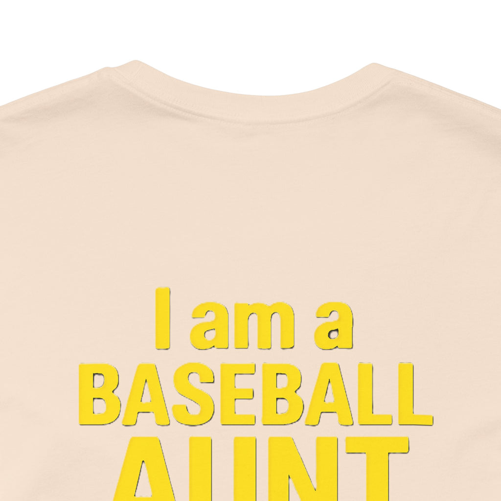 Baseball Aunt Not Heard Drippy Tee, Fun Baseball Shirt, Gifts for Sports Moms, Summer Apparel, Soft Cotton T-Shirt, Game Day Outfit