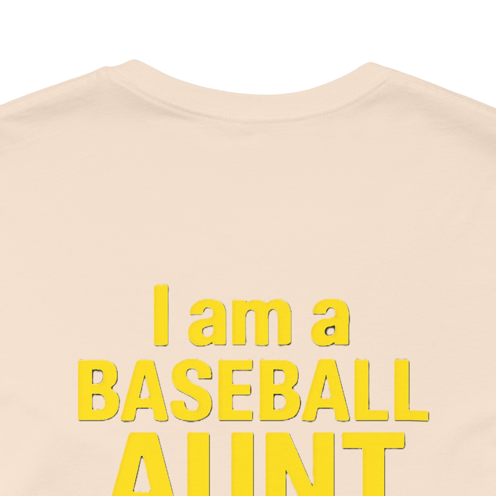Baseball Aunt Not Heard Drippy Tee, Fun Baseball Shirt, Gifts for Sports Moms, Summer Apparel, Soft Cotton T-Shirt, Game Day Outfit