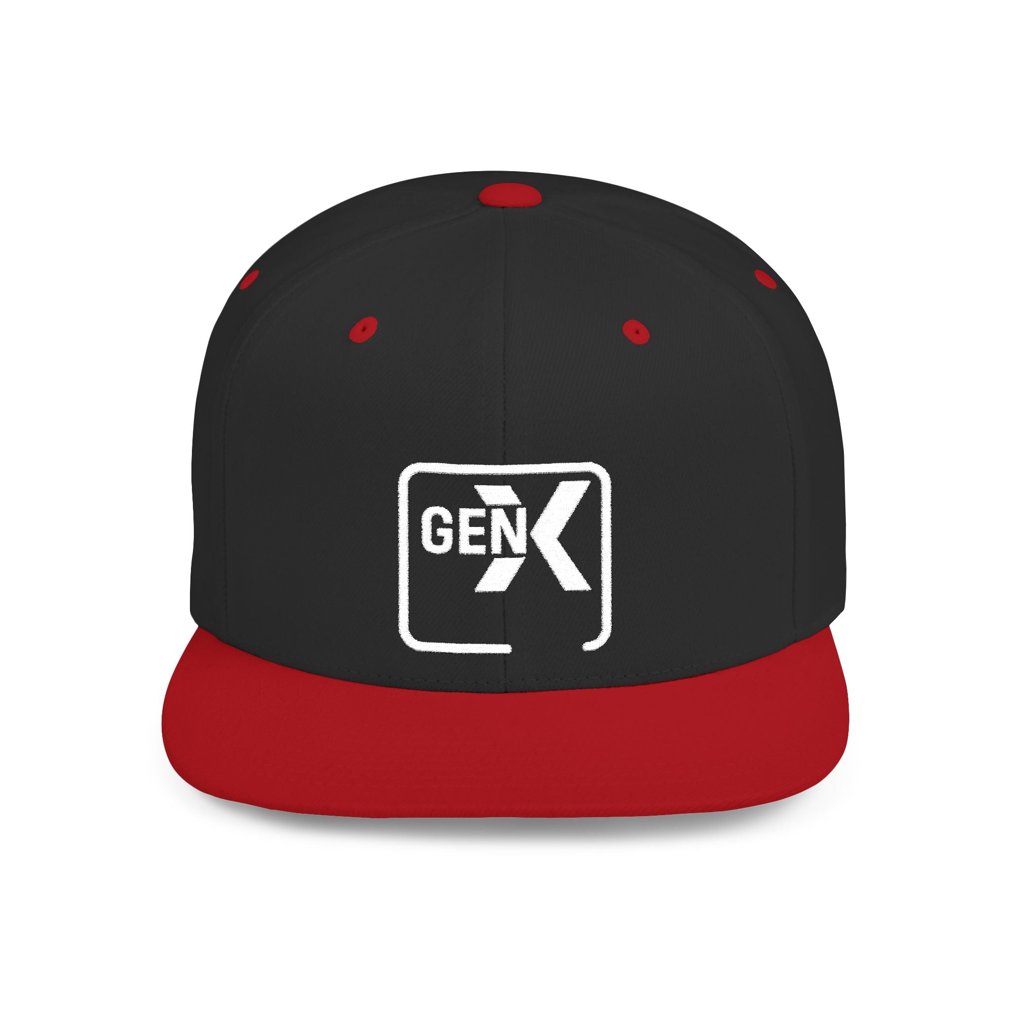 'Gen X' Stylish Flat Bill Snapback Cap | Trendy Streetwear Hat for Everyday Use, Gifts, Fashion Accessory, Casual Summer Style