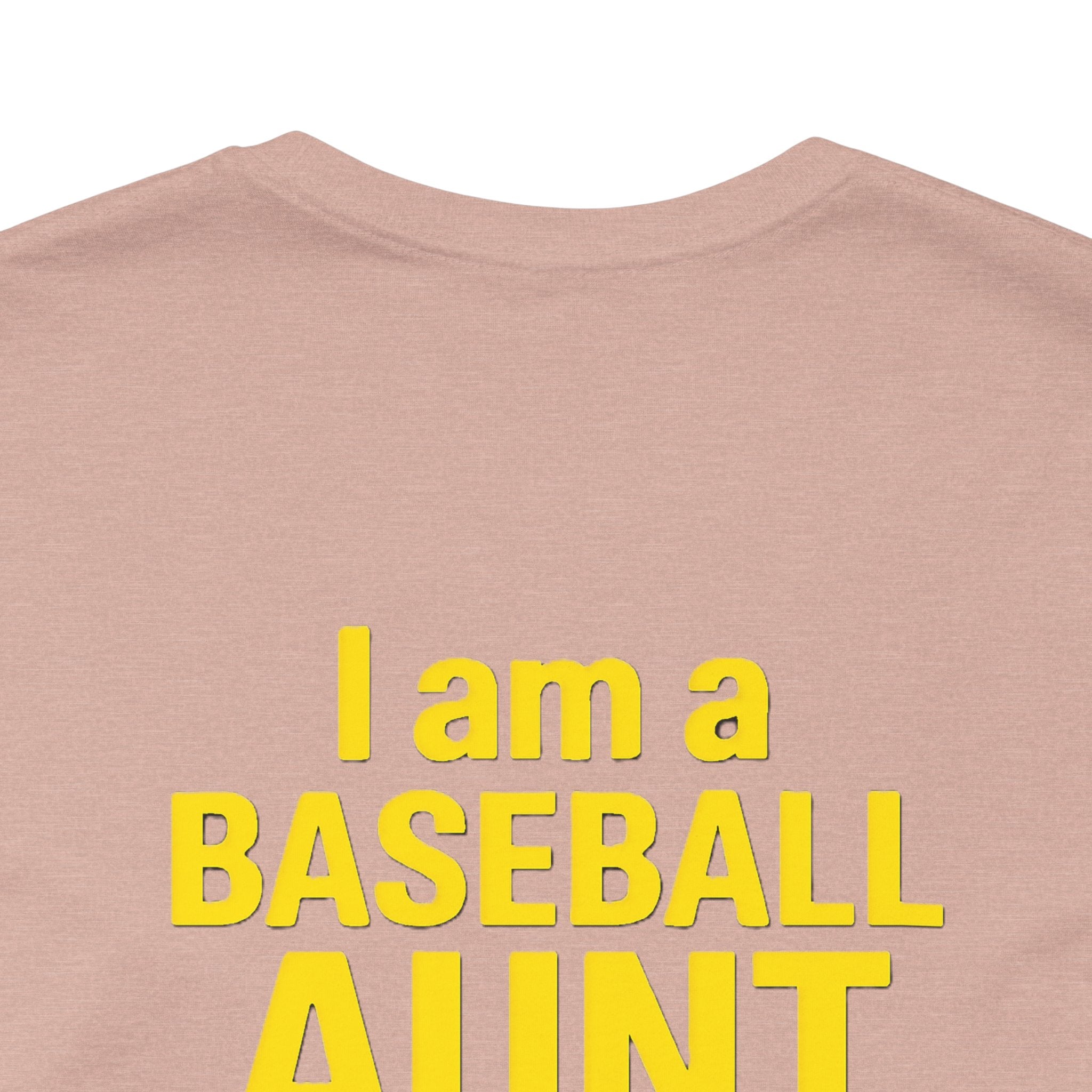 Baseball Aunt Not Heard Drippy Tee, Fun Baseball Shirt, Gifts for Sports Moms, Summer Apparel, Soft Cotton T-Shirt, Game Day Outfit