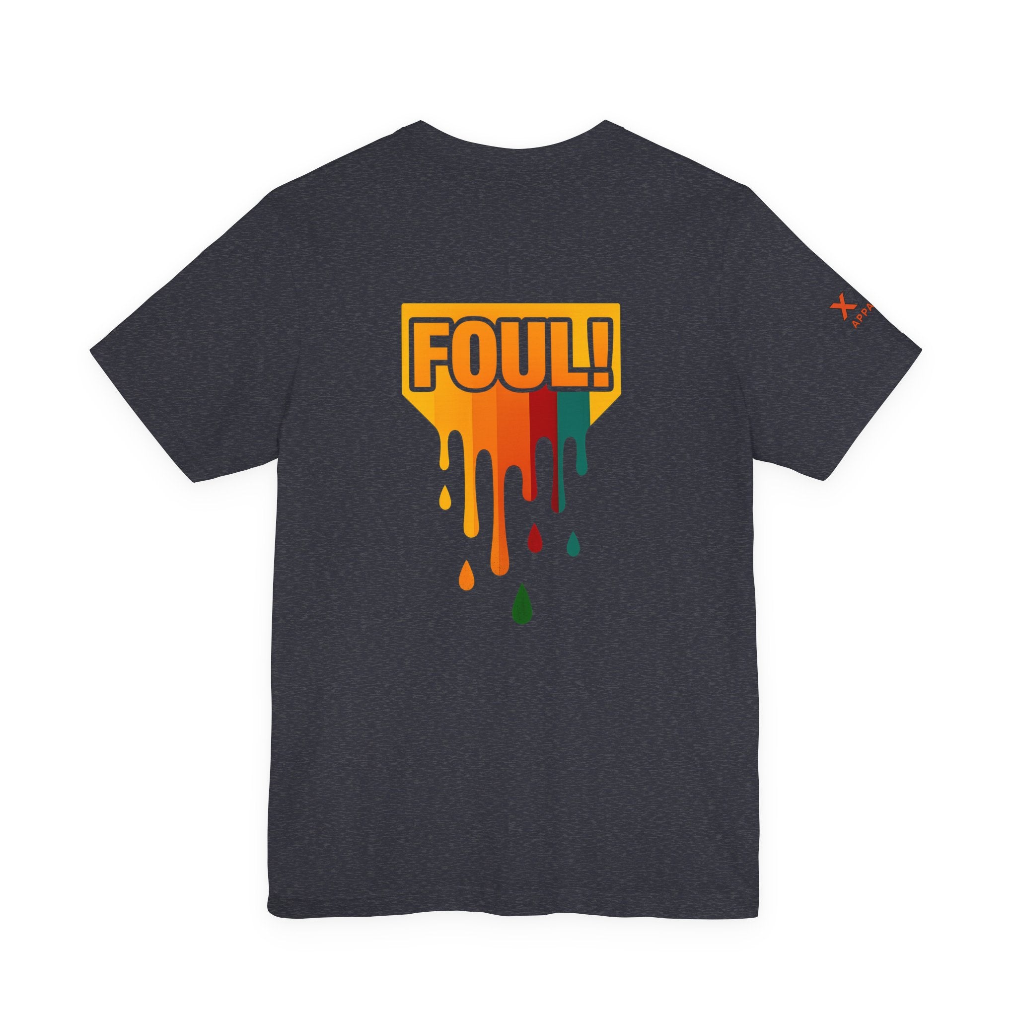 Foul Drippy Graphic Tee, Unisex Short Sleeve Shirt, Casual Streetwear, Perfect for Sports Fans, Gift for Friends
