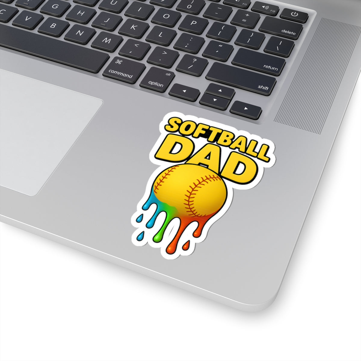 Drippy Softball Dad Sticker