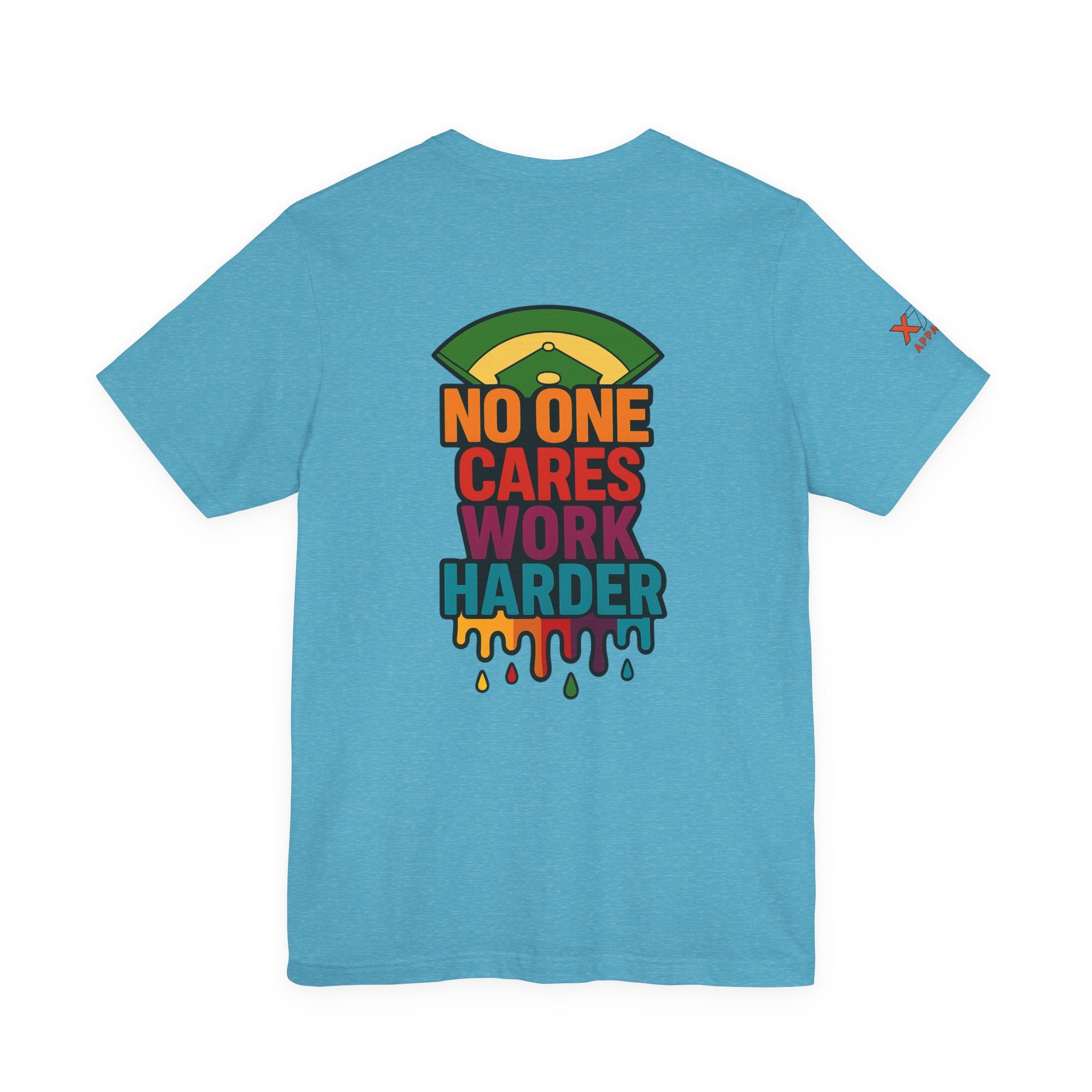 No One Cares Work Harder Drippy Softball Tee | Motivational Short Sleeve Shirt | Unisex Casual Wear | Gift for Hard Workers | Relaxed Fit T-Shirt | [...]