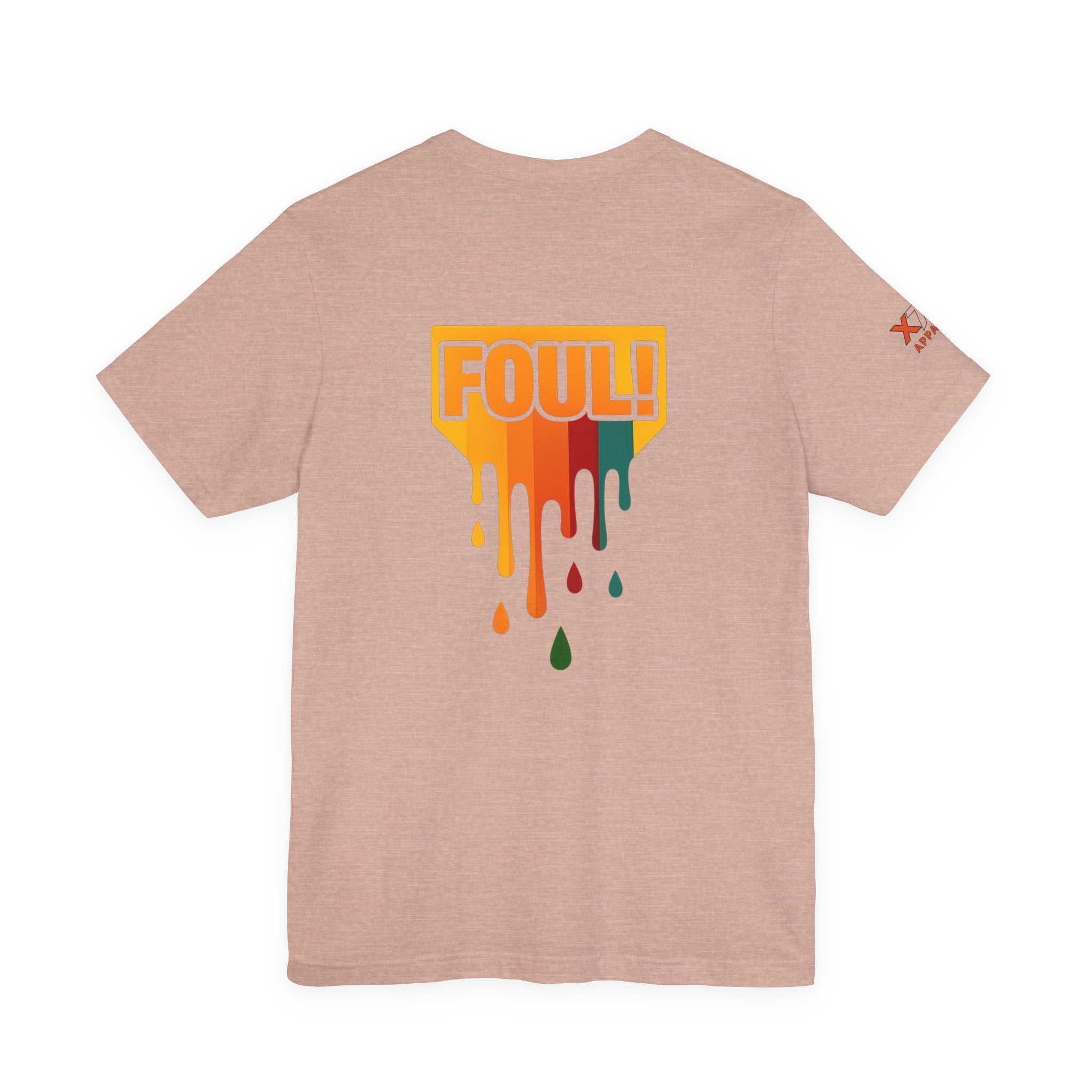 Foul Drippy Graphic Tee, Unisex Short Sleeve Shirt, Casual Streetwear, Perfect for Sports Fans, Gift for Friends