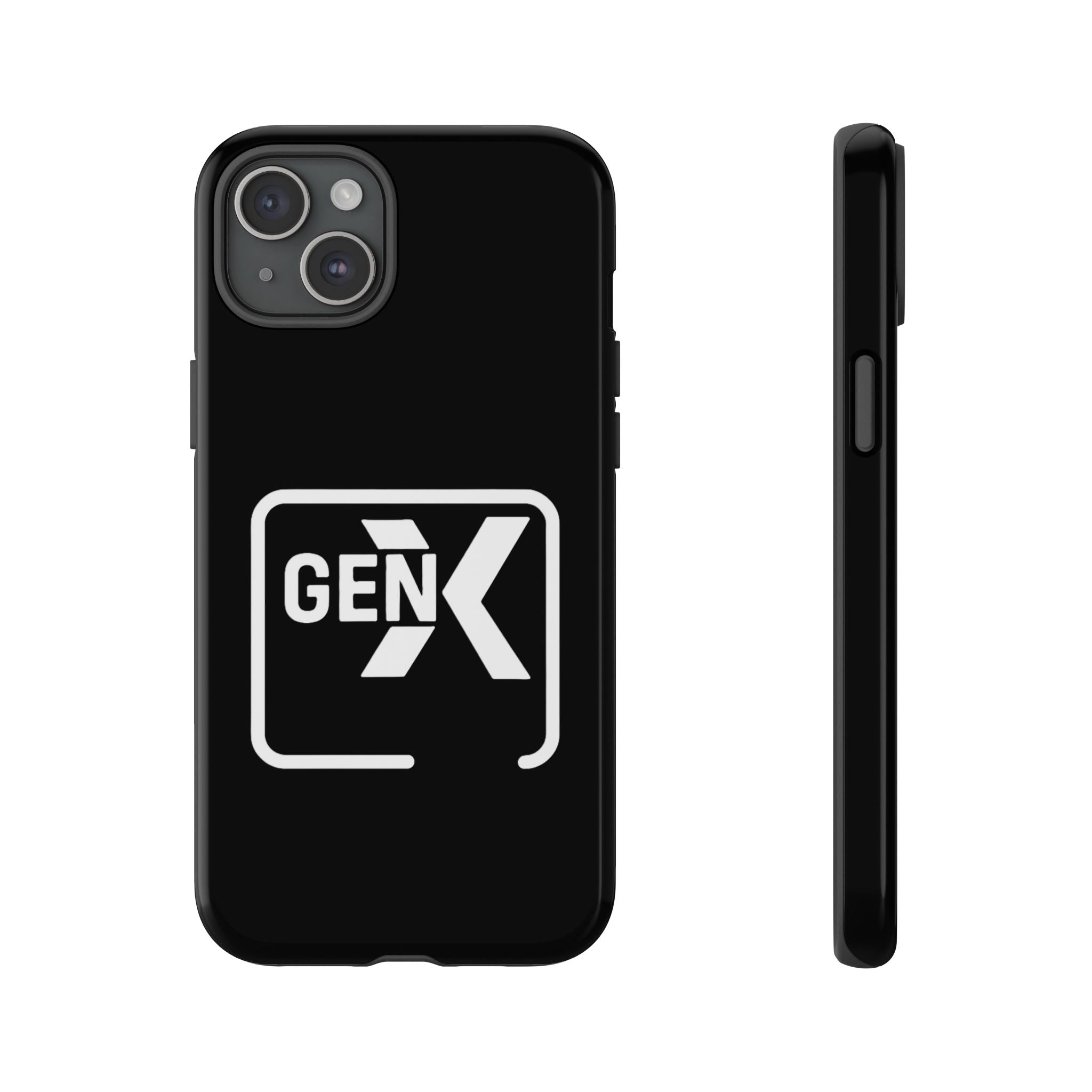 'Gen X' Phone Case, Tough Phone Cover, Retro Aesthetic iPhone Case, Vintage Style Cell Phone Accessories, Gift for Gen X