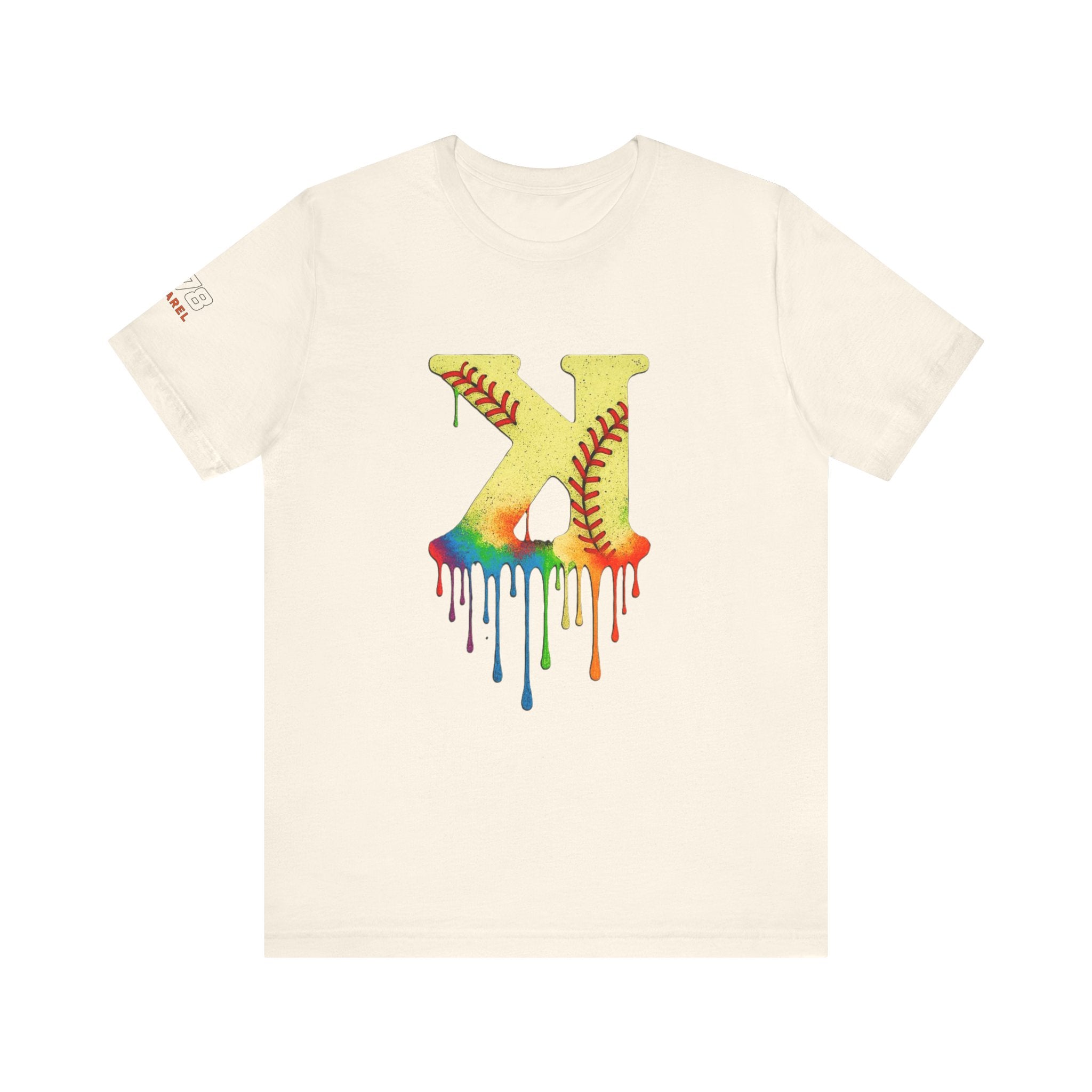 Softball Strikeout Drippy Graphic Tee, Perfect for Sports Fans, Gift for Athletes, Casual Wear, Summer Outfits, Team Spirit Apparel