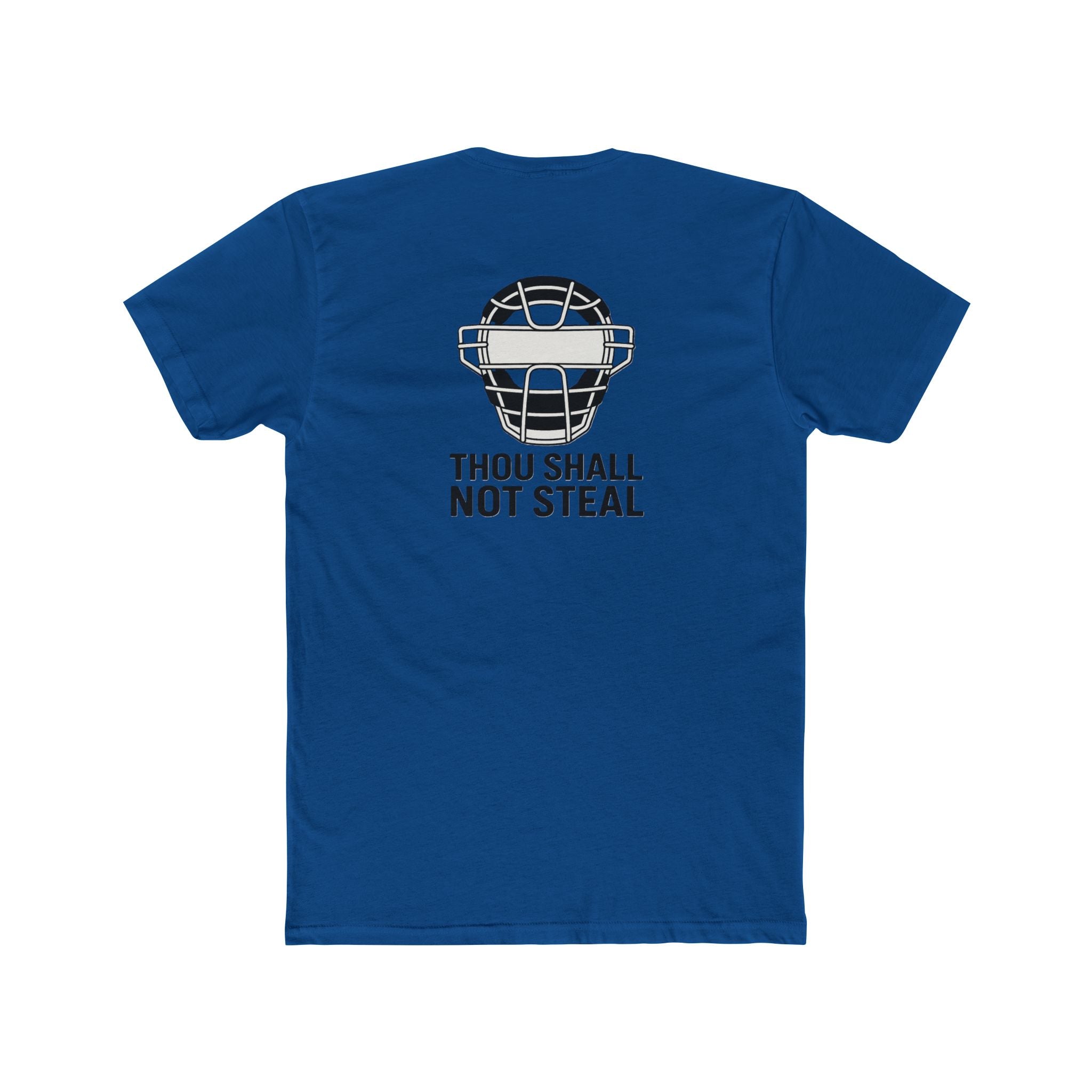 'Thou Shall Not Steel' Funny Catcher T-Shirt | Unisex Cotton Crew Tee | Gift for Soccer Fans | Sports Humor Tee | Unique Soccer Apparel, Birthday Gift, [...]