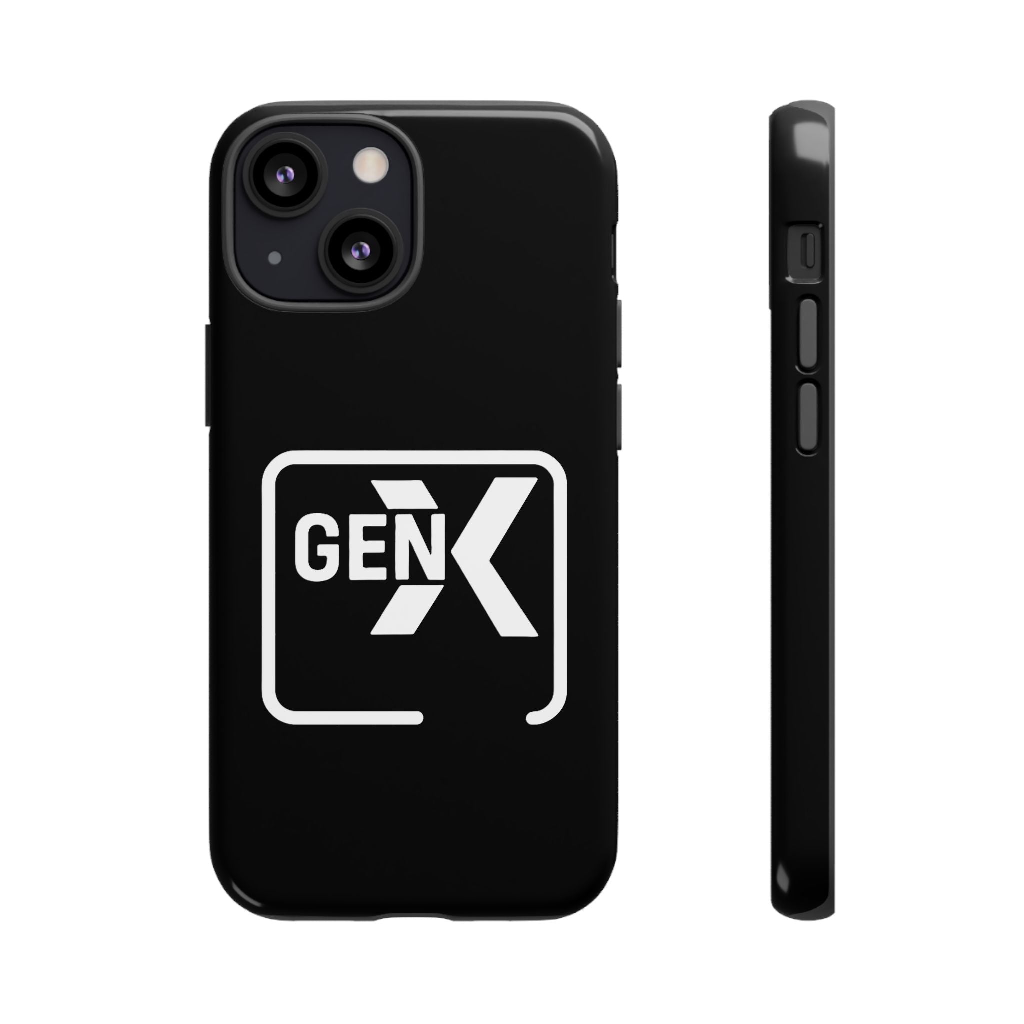 'Gen X' Phone Case, Tough Phone Cover, Retro Aesthetic iPhone Case, Vintage Style Cell Phone Accessories, Gift for Gen X
