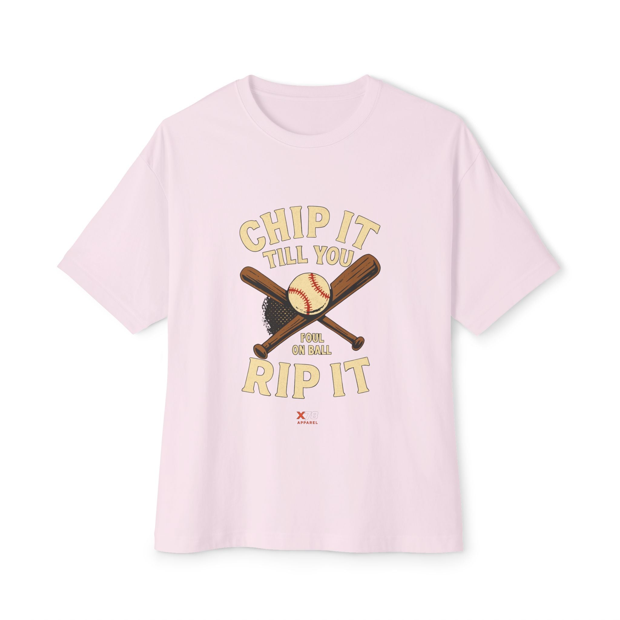 'Chip it till you' Unisex Oversized Boxy Tee