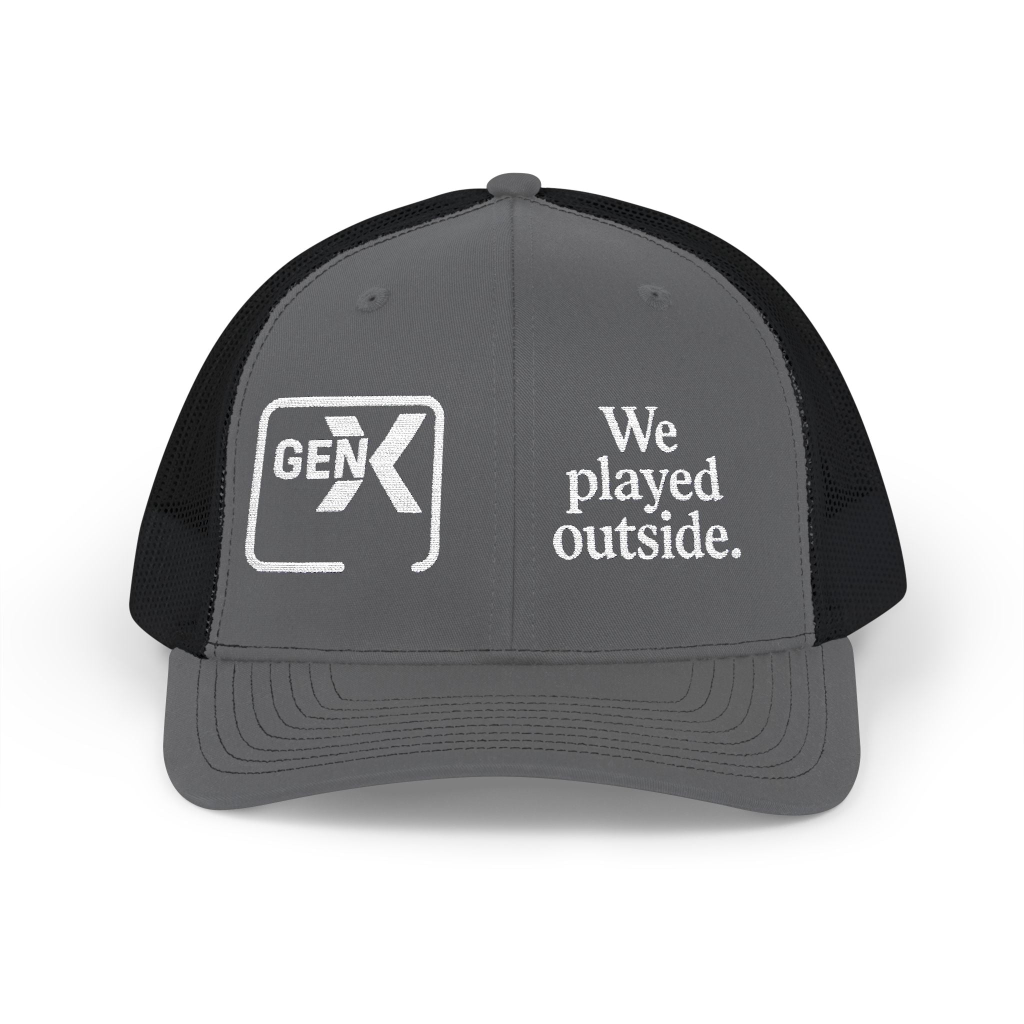 Retro Gen X Snapback Trucker Cap | Vintage Hat for Outdoor Enthusiasts | Perfect Gift for 80s Nostalgia