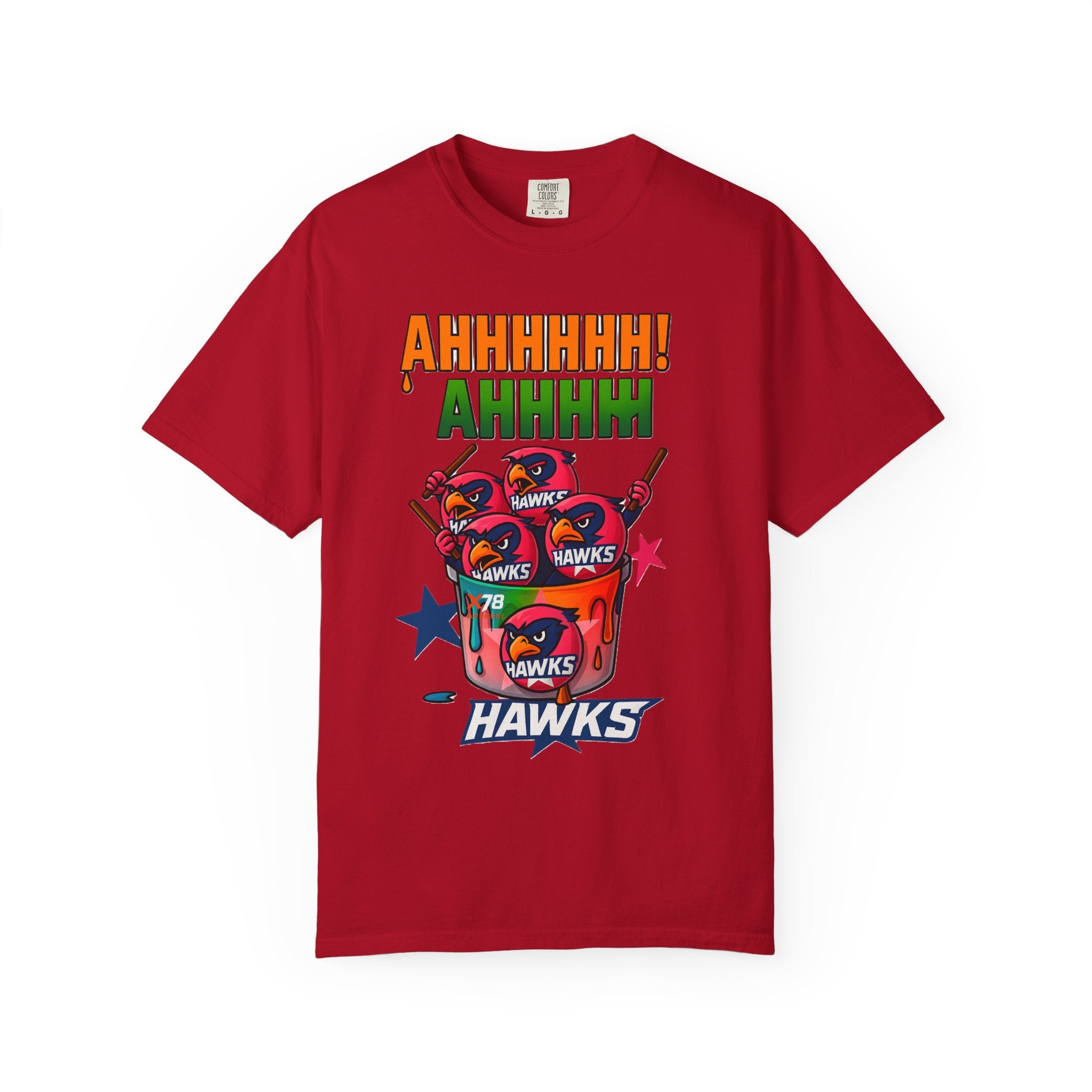 'AHHHHH' Fun Graphic T-Shirt for Fans, Casual Wear, Unisex Shirt, Perfect Gift for Sports Lovers, Vintage Style Tee